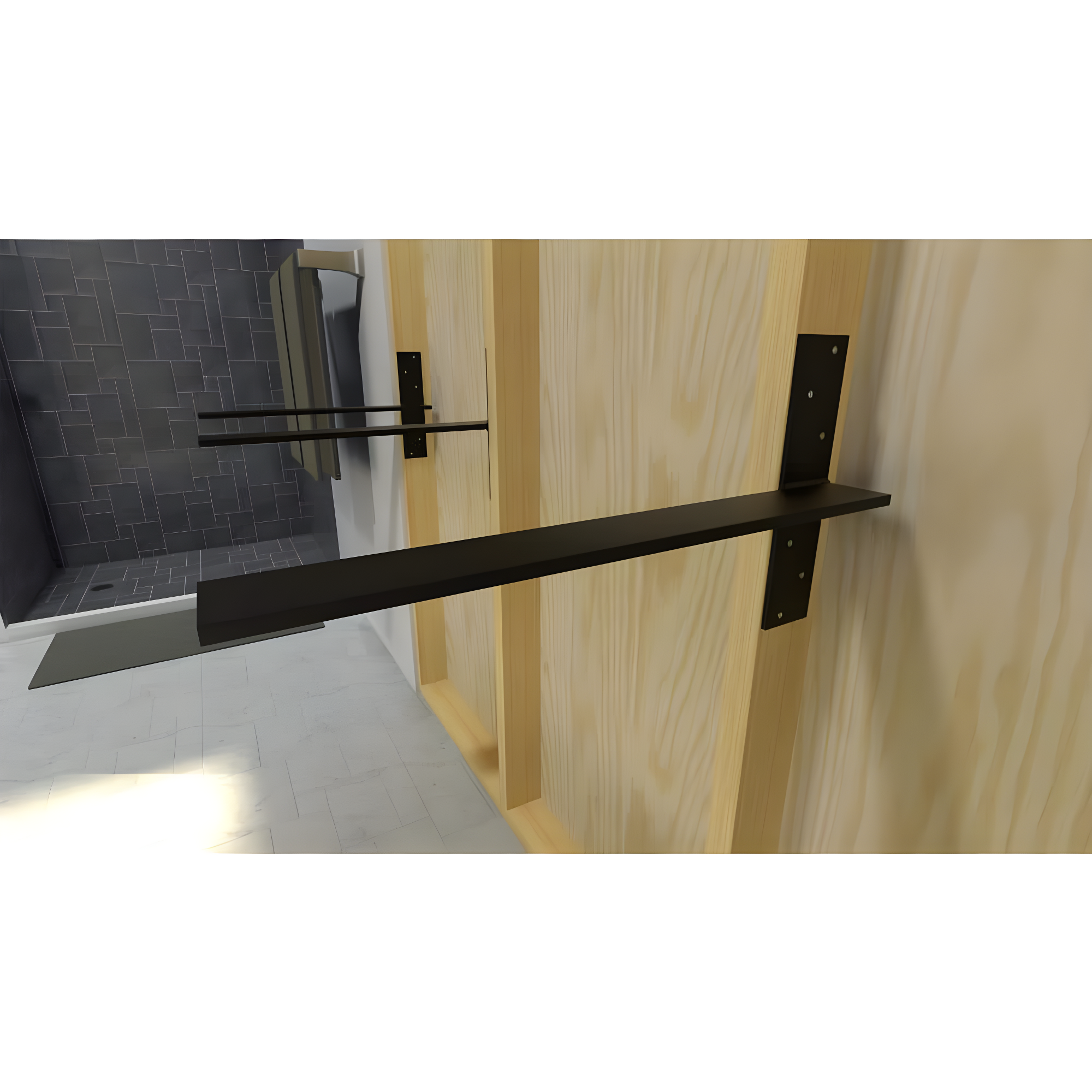 The Original Granite Bracket The Original™ Free Hanging Shelf Universal Standard Bracket