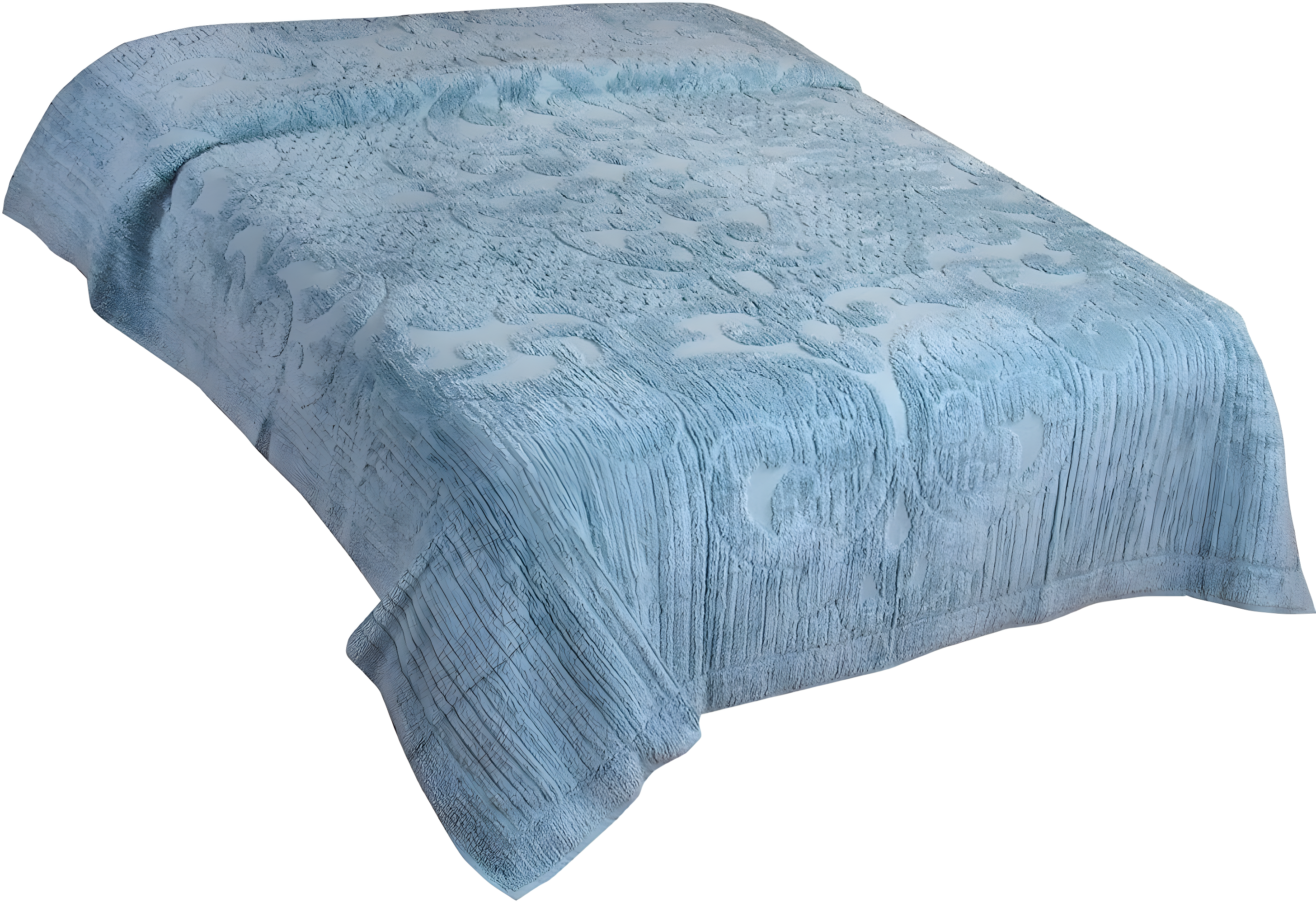 Better Trends Ashton 100% Cotton Chenille Bedspread with Medallion Pattern,  Soft & Breathable Coverlet, Luxurious Bedding for All Seasons, Machine Washable