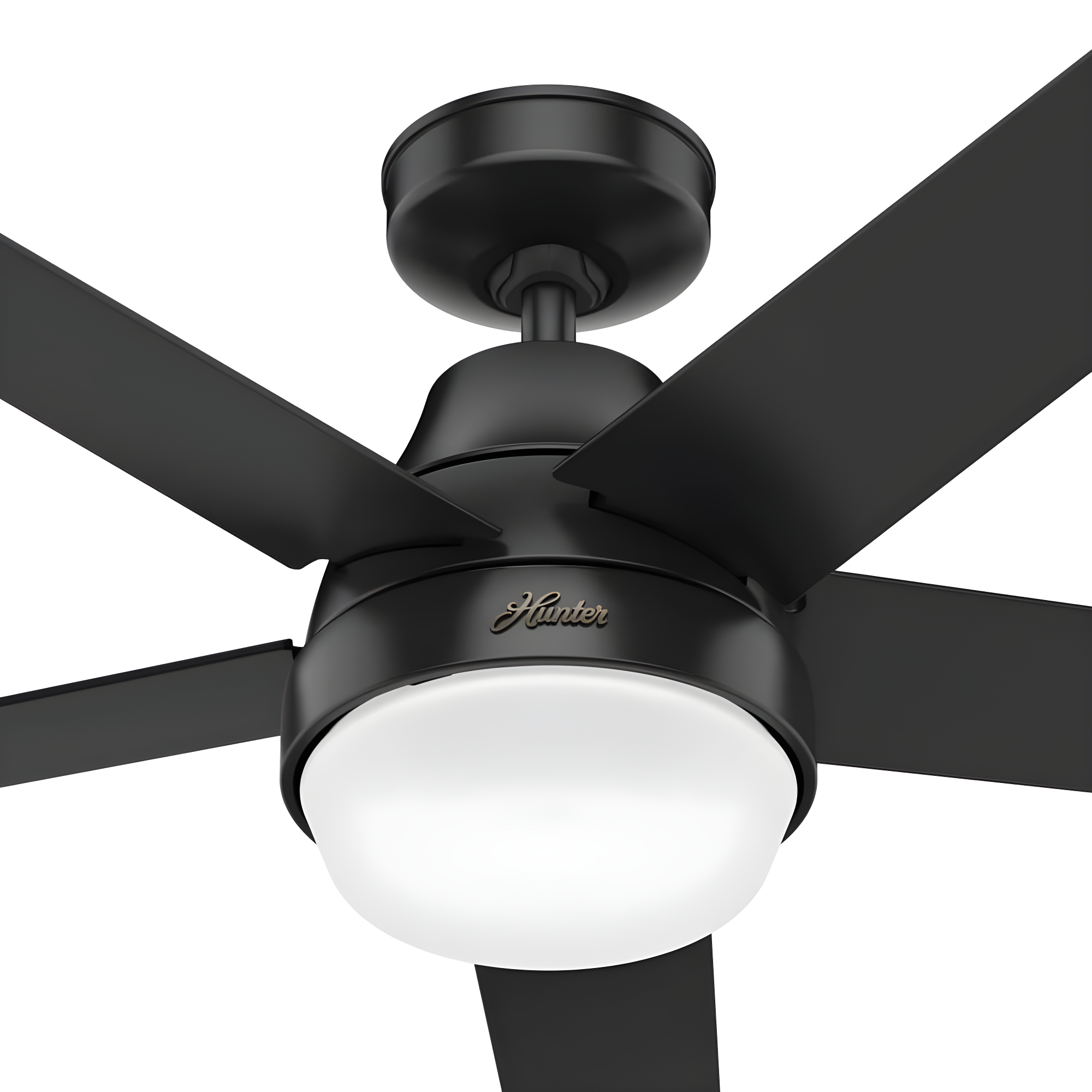 52" Aerodyne 5 - Blade Smart Standard Ceiling Fan with Lights and Remote