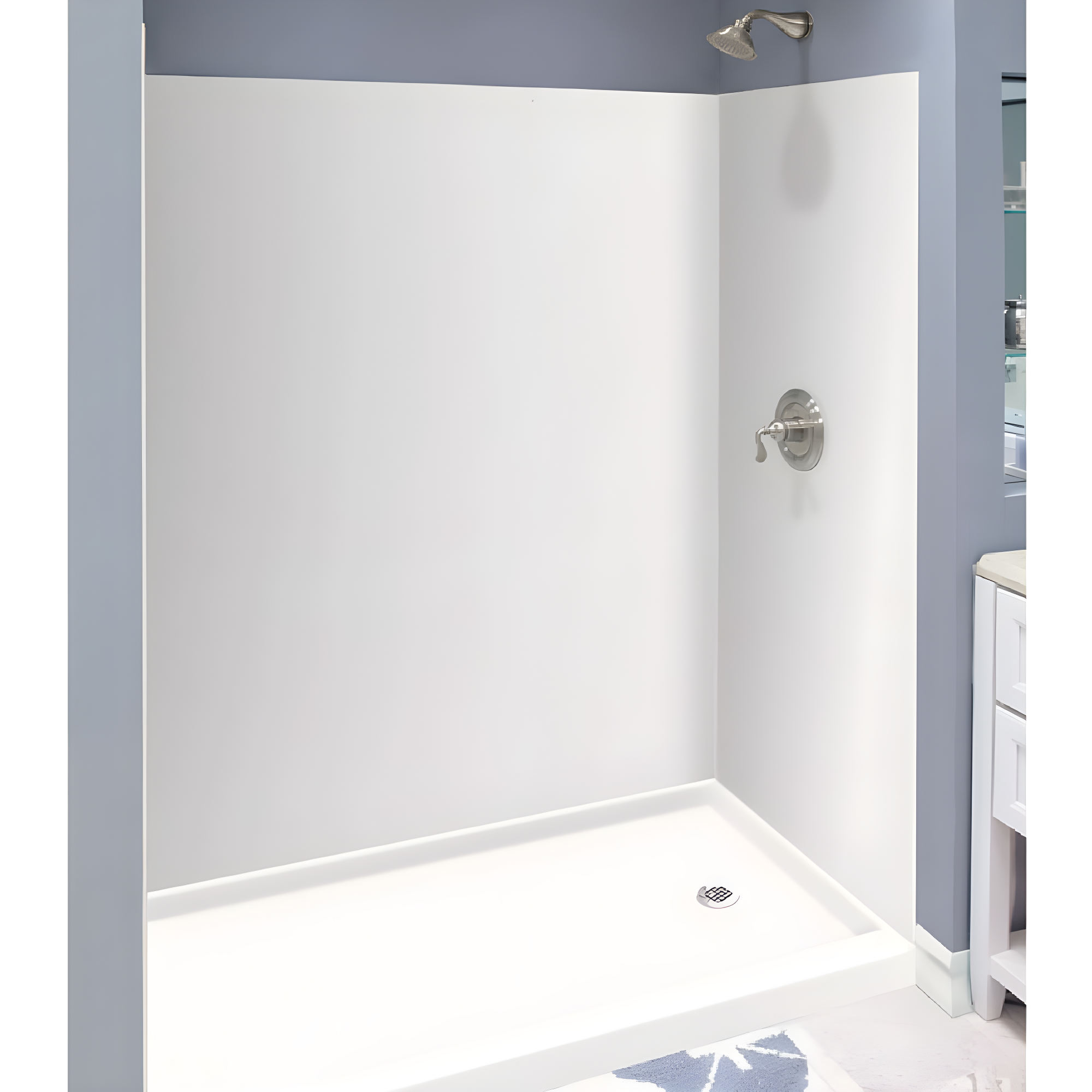 Transolid Expressions 60'' W 36'' D 72'' H Glue Up Solid Surface Wall