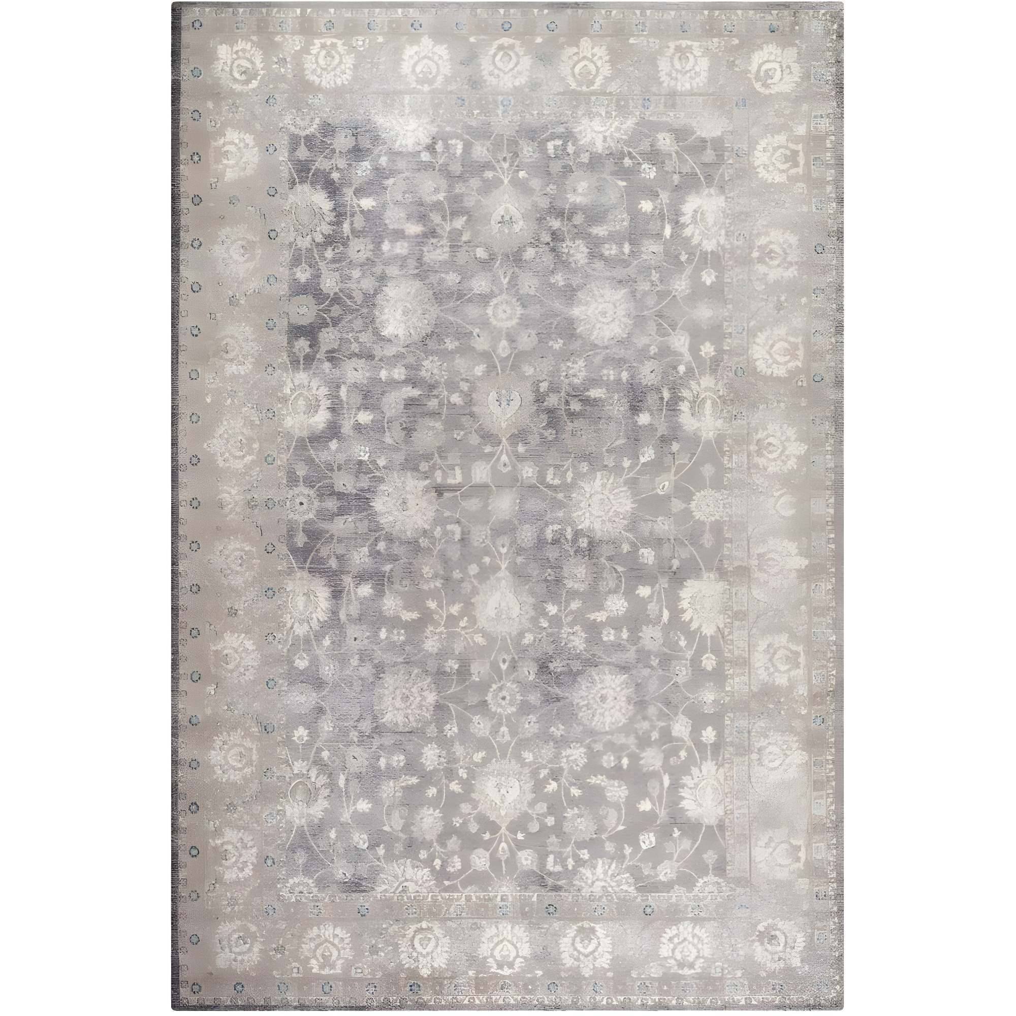 Sofia SOF330 Power Loomed Indoor Area Rug - Light Grey/Beige - 4'x5'7" - Safavieh.