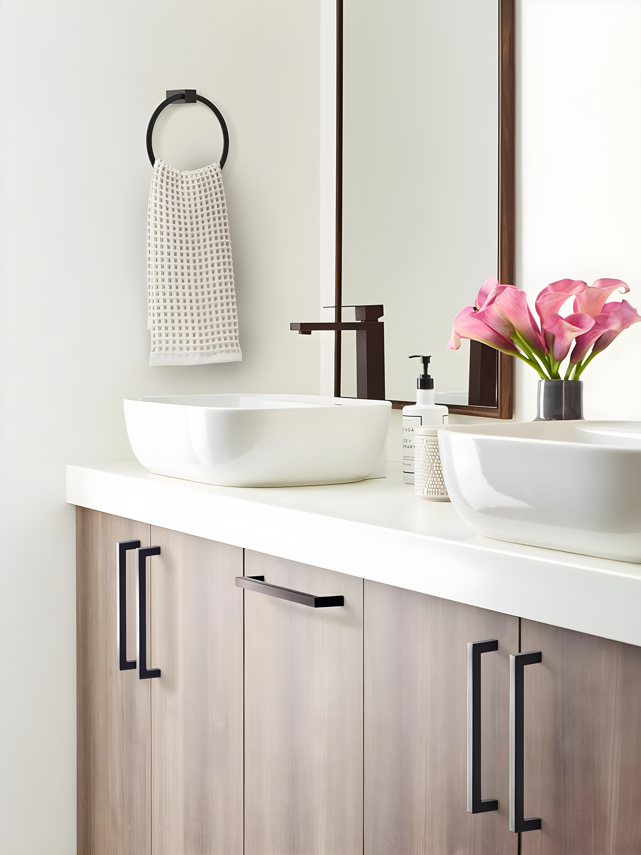 Amerock Monument 6-5/16 inch (160mm) Center-to-Center Oil-Rubbed Bronze Cabinet Pull
