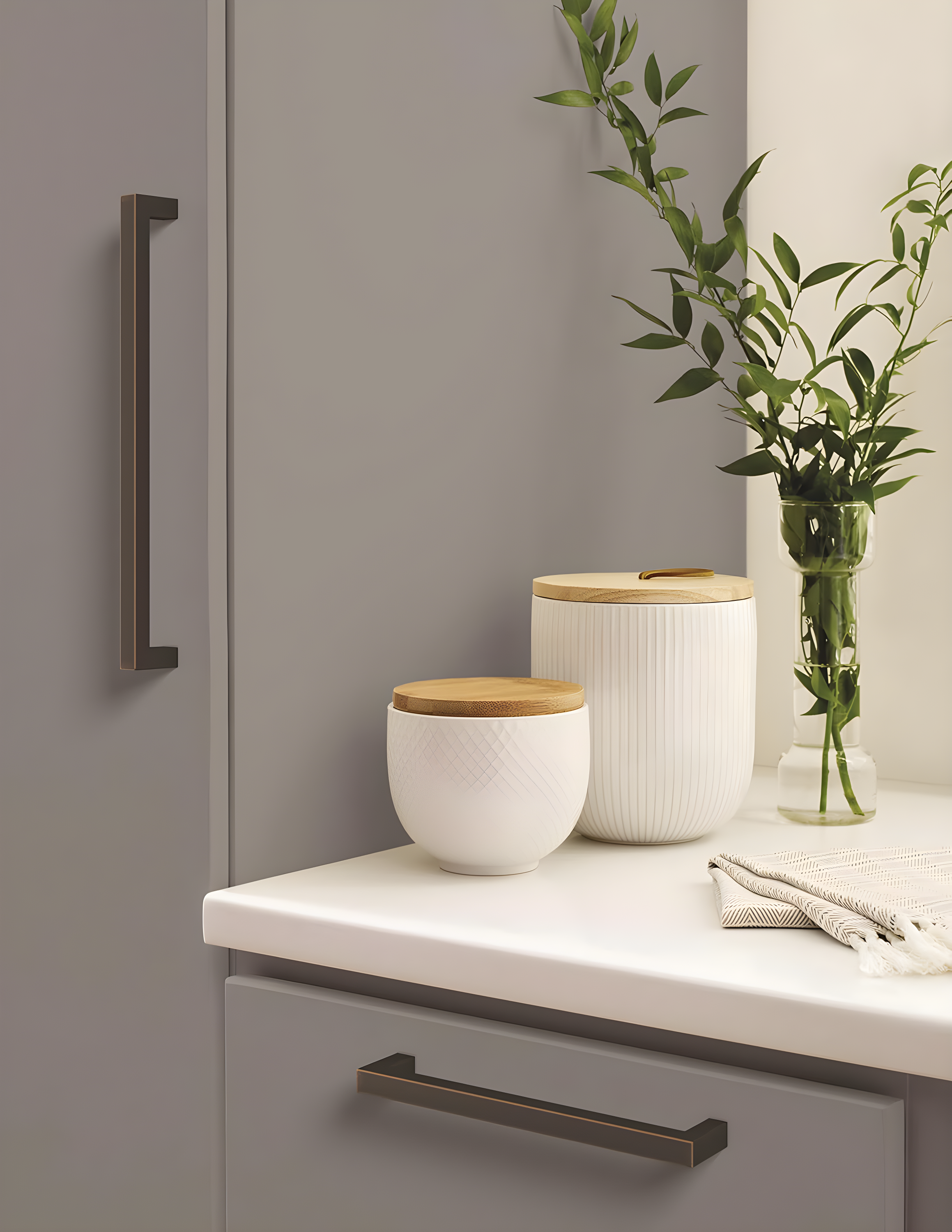Amerock Monument 6-5/16 inch (160mm) Center-to-Center Oil-Rubbed Bronze Cabinet Pull