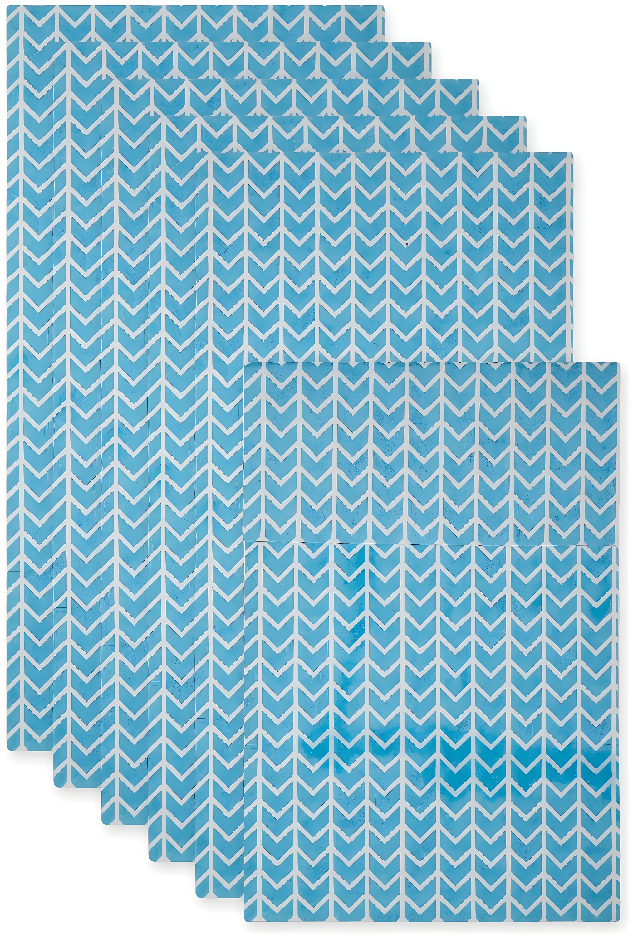 Design Imports Herringbone Print Liner (Set of 6)