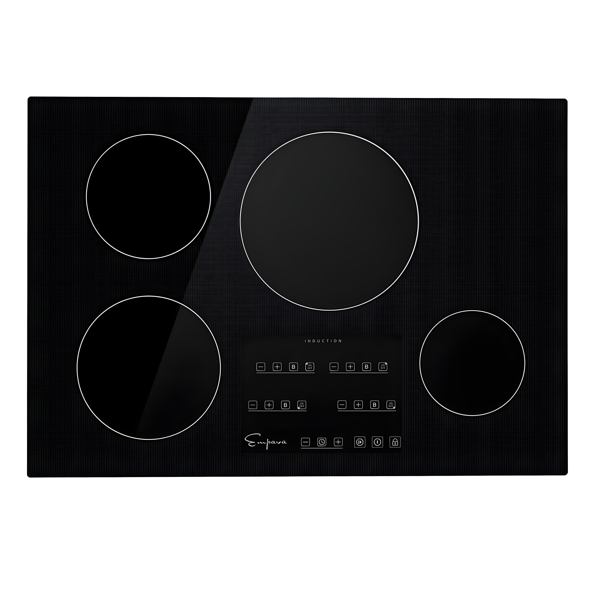 Empava 30'' Black Ceramic 4-Burner Induction Cooktop