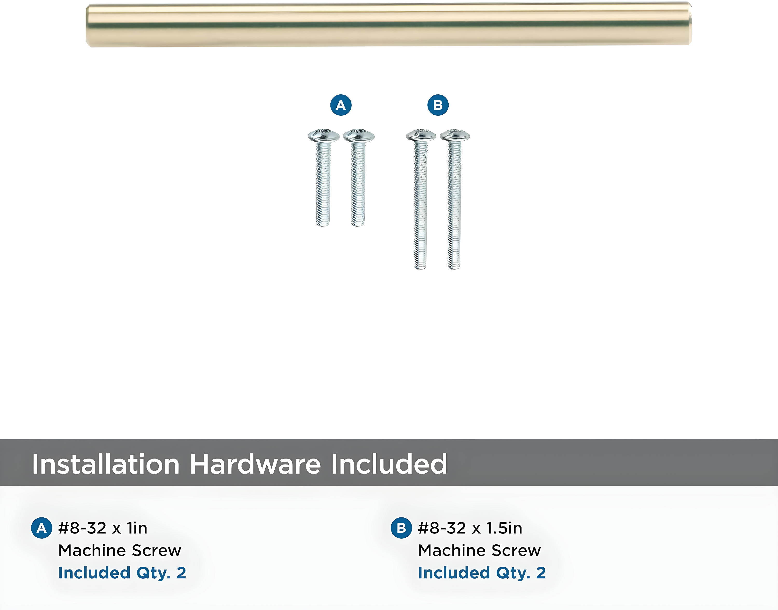 3 3/4" Center to Center Bar Pull
