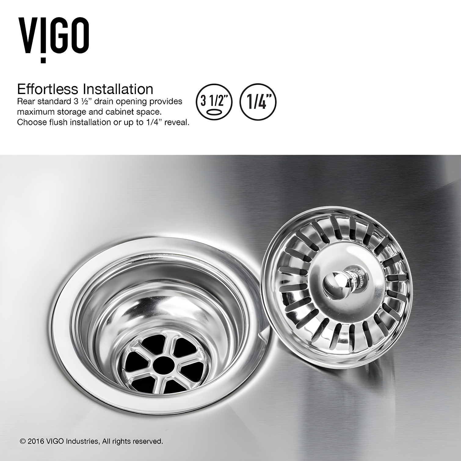 VIGO 30" Mercer Stainless Steel Undermount Kitchen Sink with Accessories