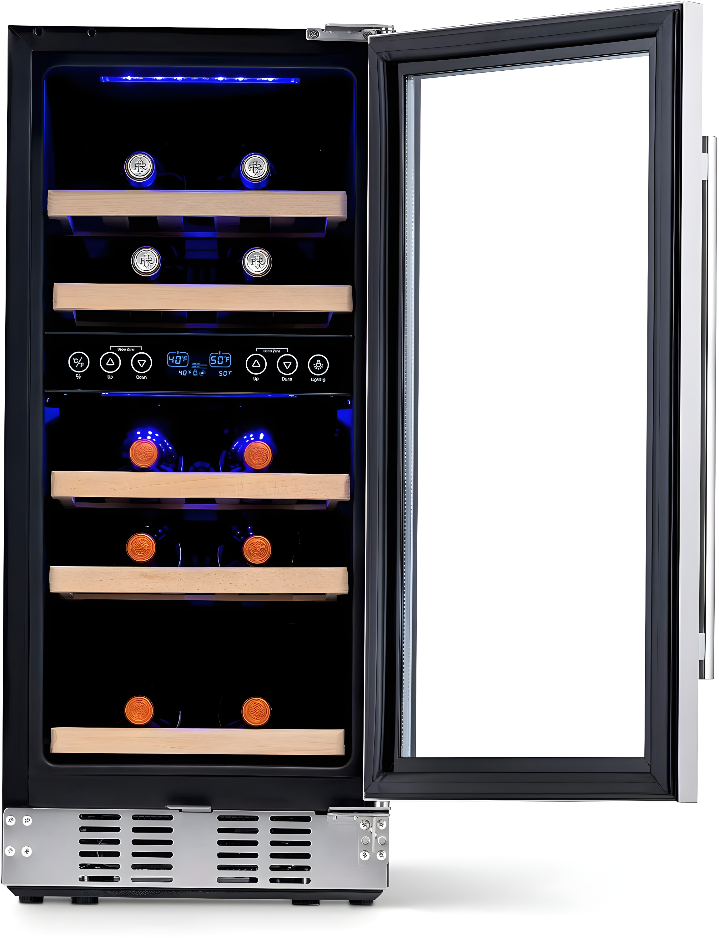 29 Bottle Dual Zone Built-In Wine Refrigerator