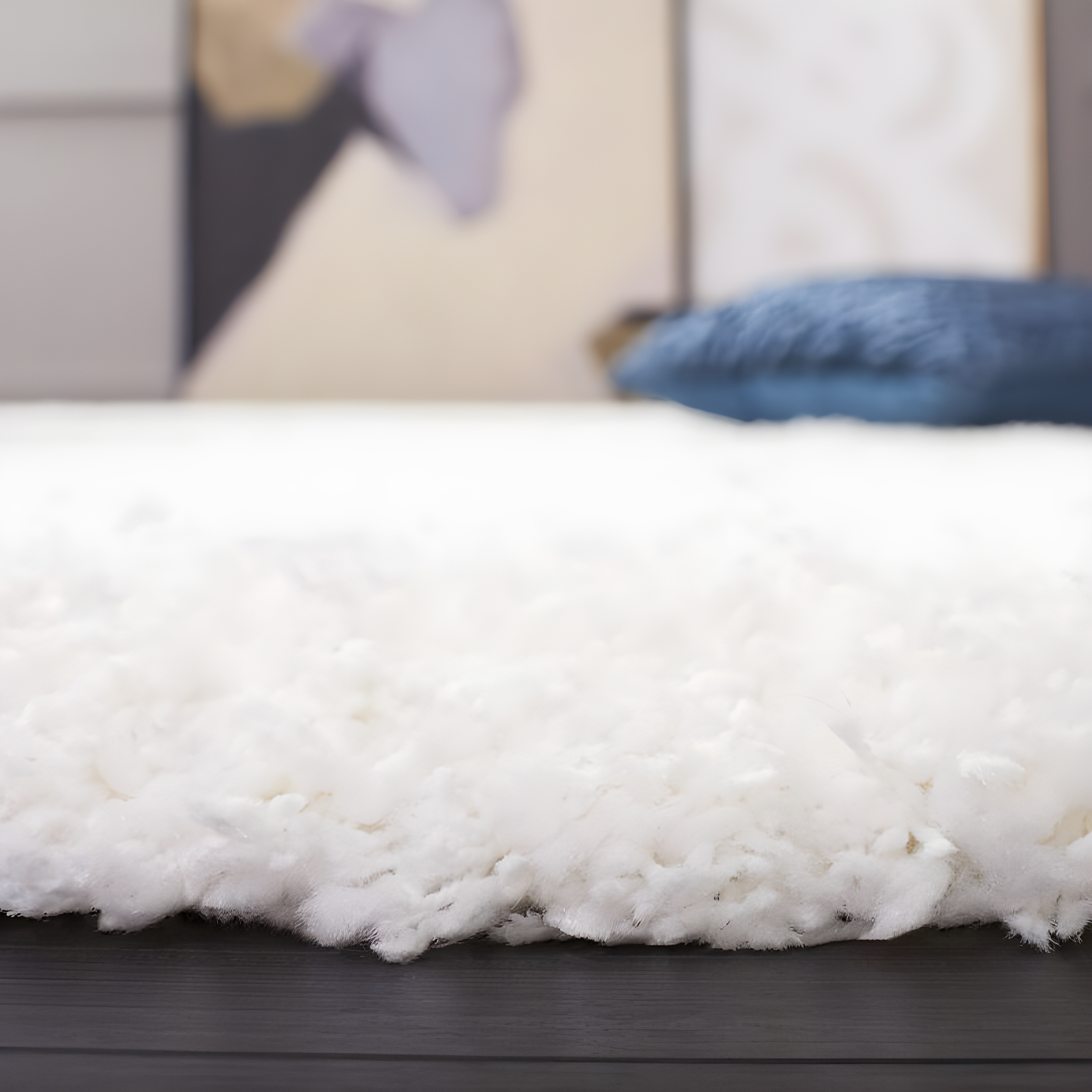 Shag SG151 Power Loomed Indoor Area Rug - White - 4'x4' - Safavieh.
