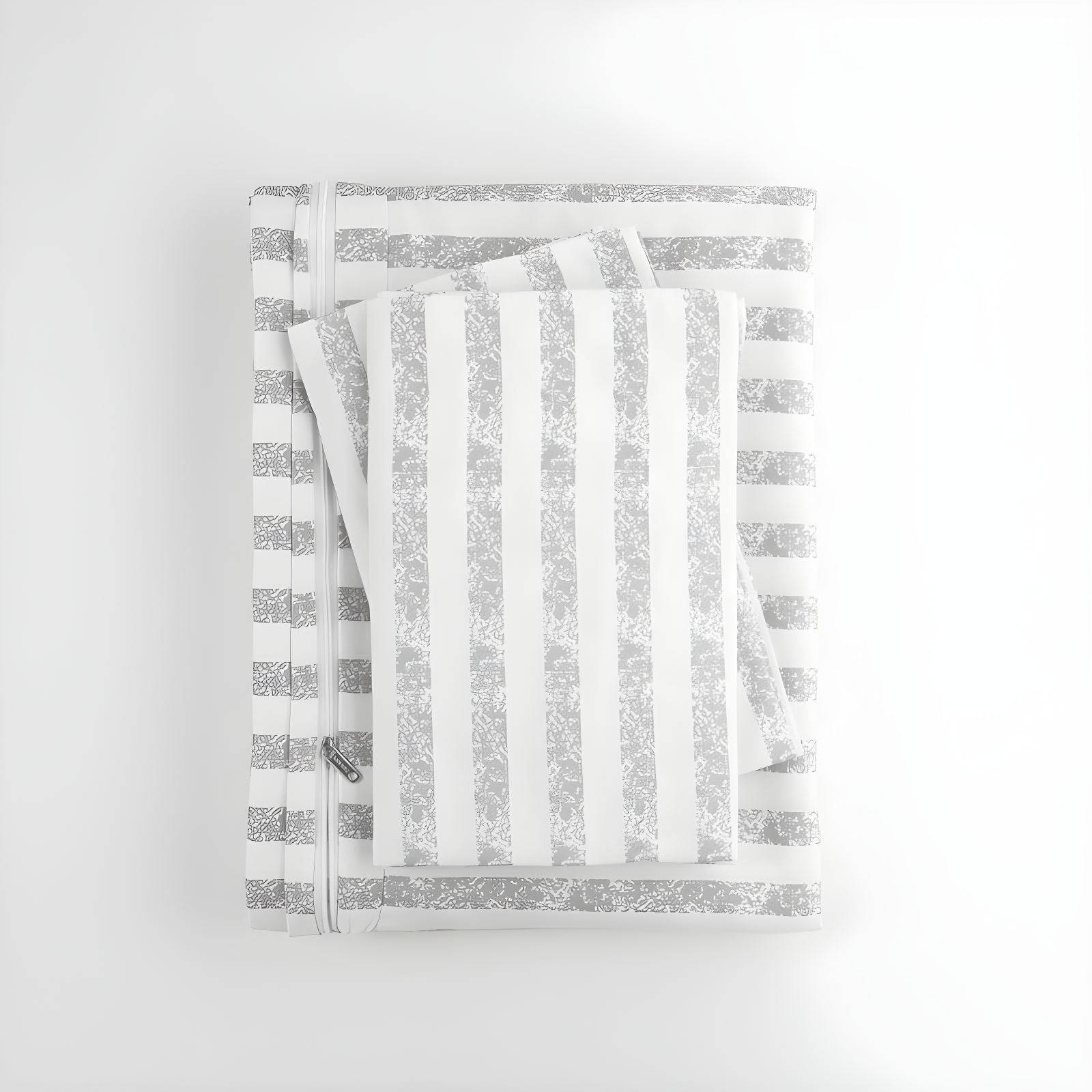 Becky Cameron 3 Piece Rugged Stripe Pattern Duvet Cover Set