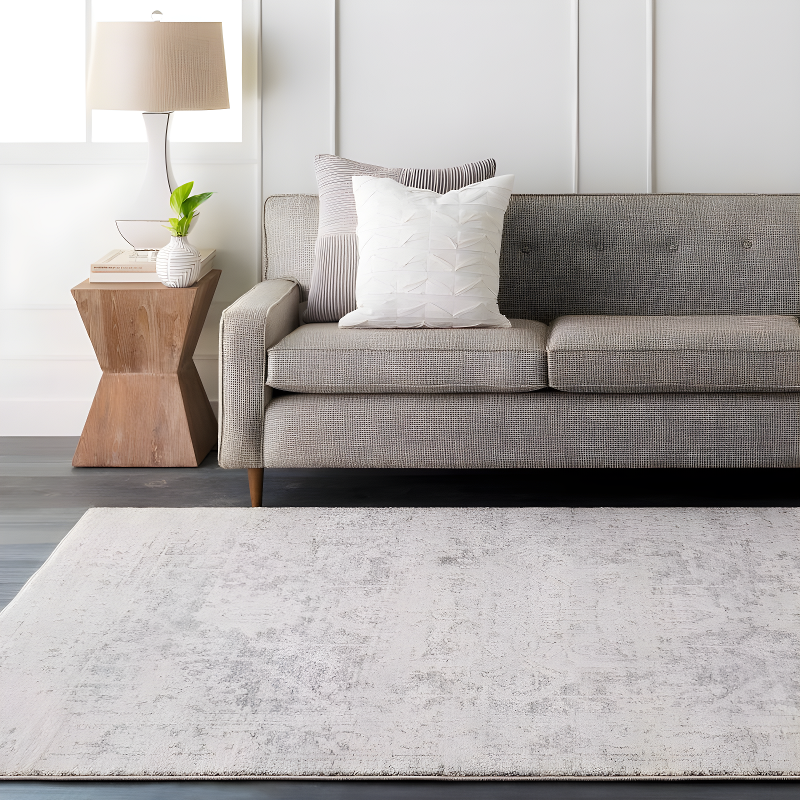 Prisha Rug - Stone / 2'7" x 10'3"