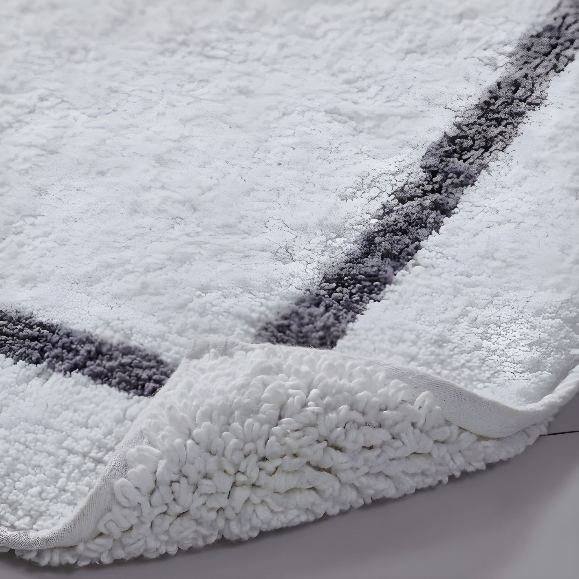 Modern Threads Modern Threads 2-Pack Reversible Contrast Stripe Bath Mat Set