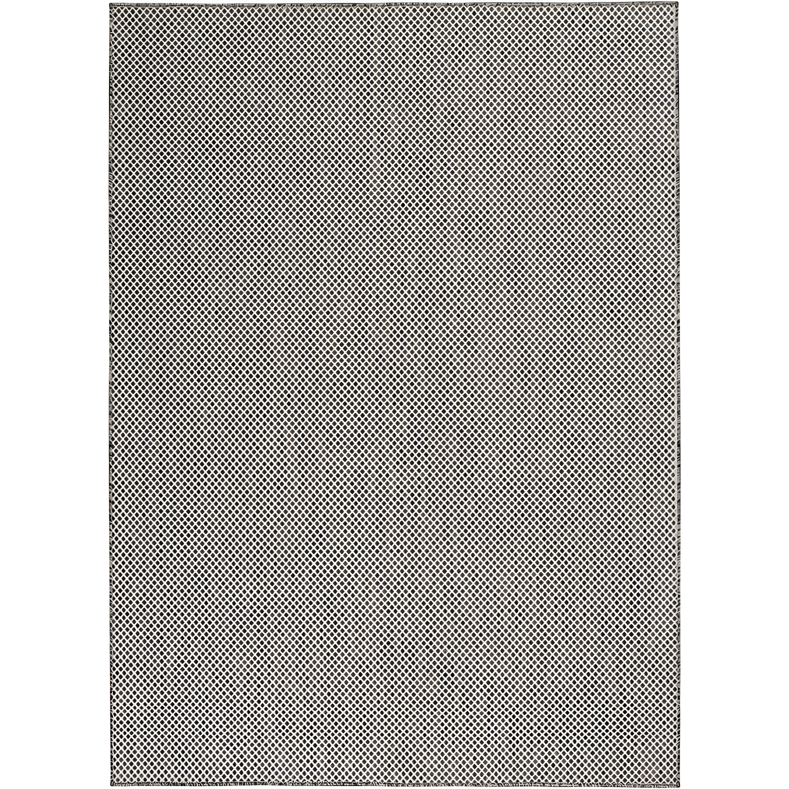 Beachcrest Home™ Rectangle Hartigan Geometric Machine Tufted Polypropylene Plastic Indoor / Outdoor Area Rug in Gray