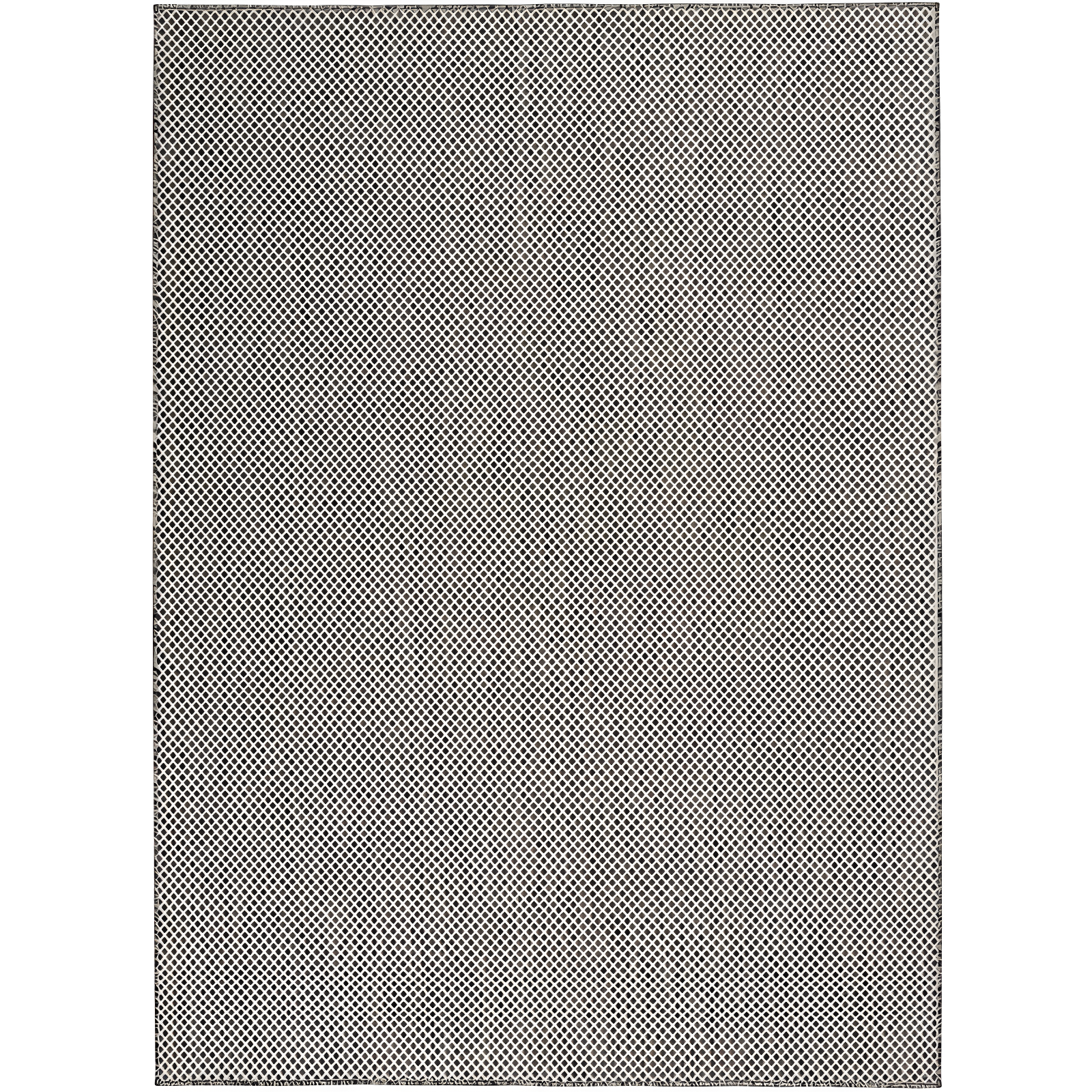 Beachcrest Home™ Rectangle Hartigan Geometric Machine Tufted Polypropylene Plastic Indoor / Outdoor Area Rug in Gray