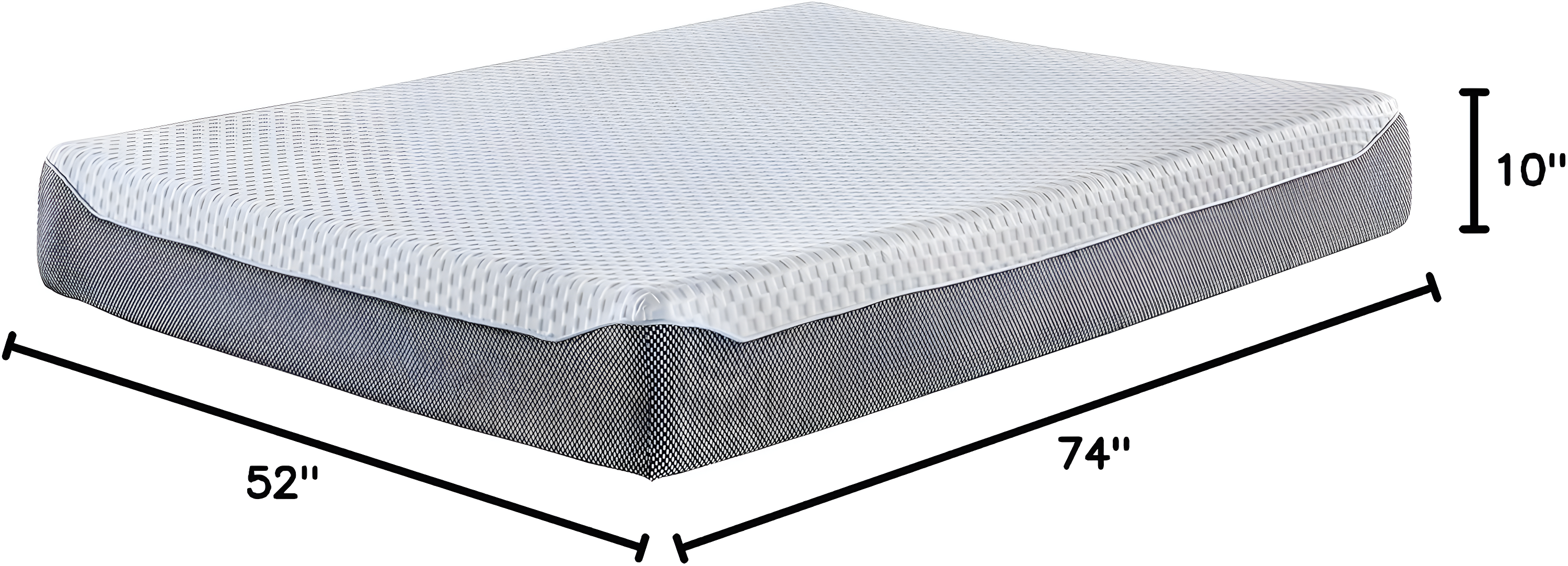 Signature Design by Ashley Chime Elite Charcoal Infused Memory Foam Mattress