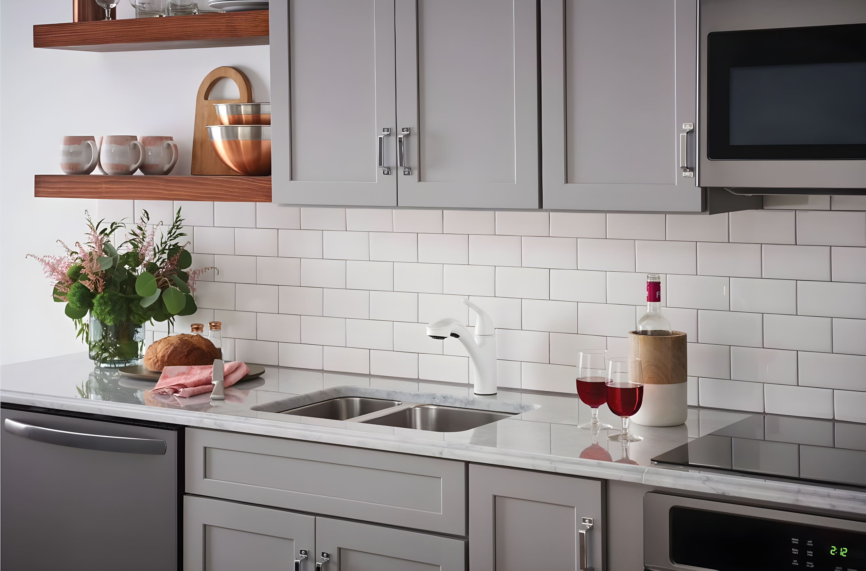 Moen Brecklyn Single-Handle Pull-Out Sprayer Kitchen Faucet with Power Clean Technology