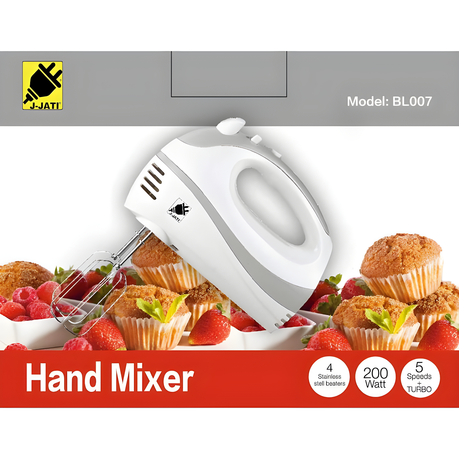 J-Jati 7 Speed Hand Mixer
