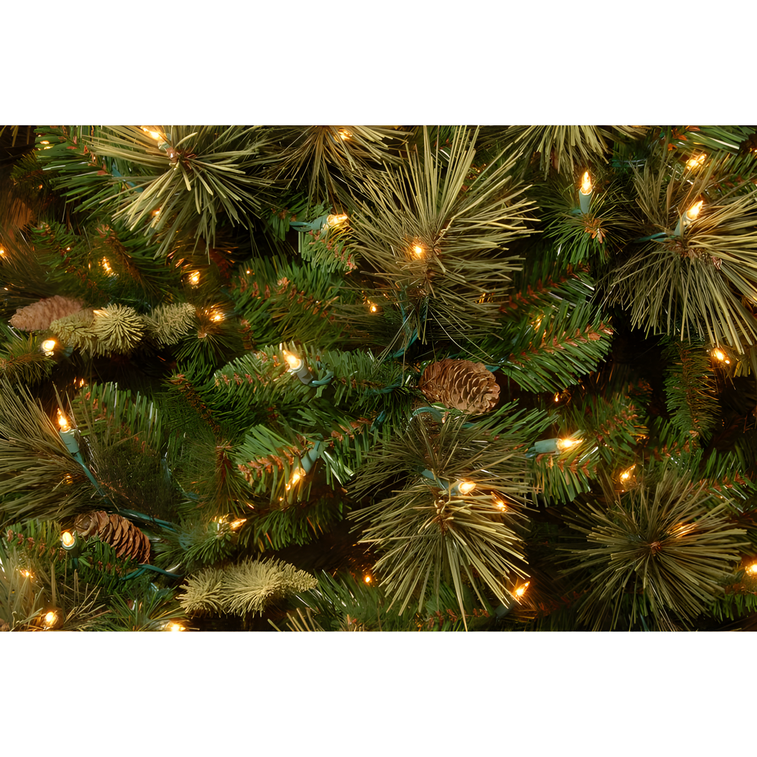 National Tree Company 9' Pre-lit Carolina Pine Artificial Christmas Tree with 900 Clear Lights