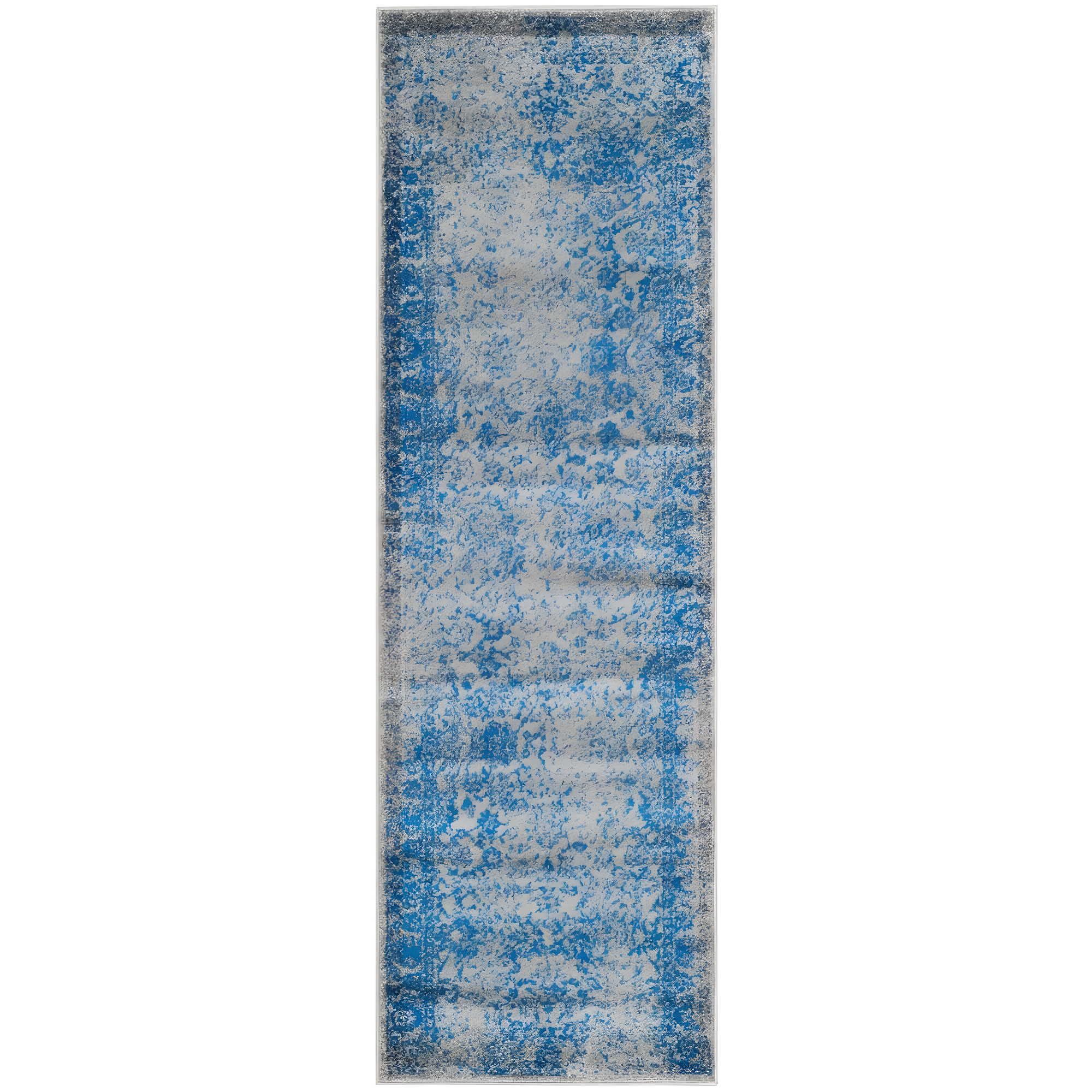 Adirondack ADR109 Machine Made Indoor Runner - Grey/Blue - 2'-1"x6' - Safavieh