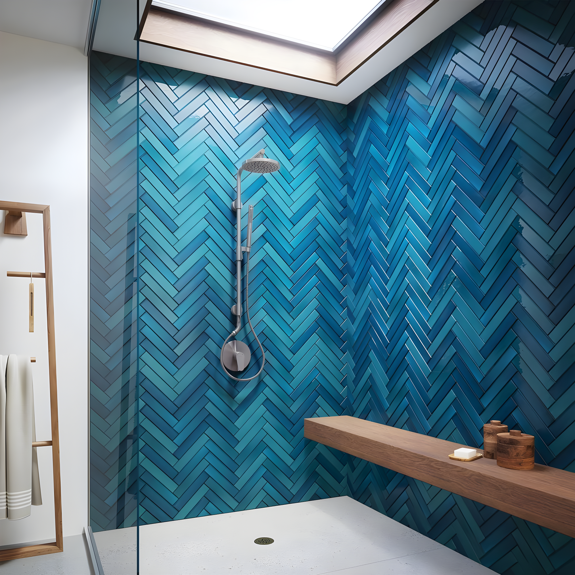 Brushed Nickel Dual Rain and Handheld Shower System