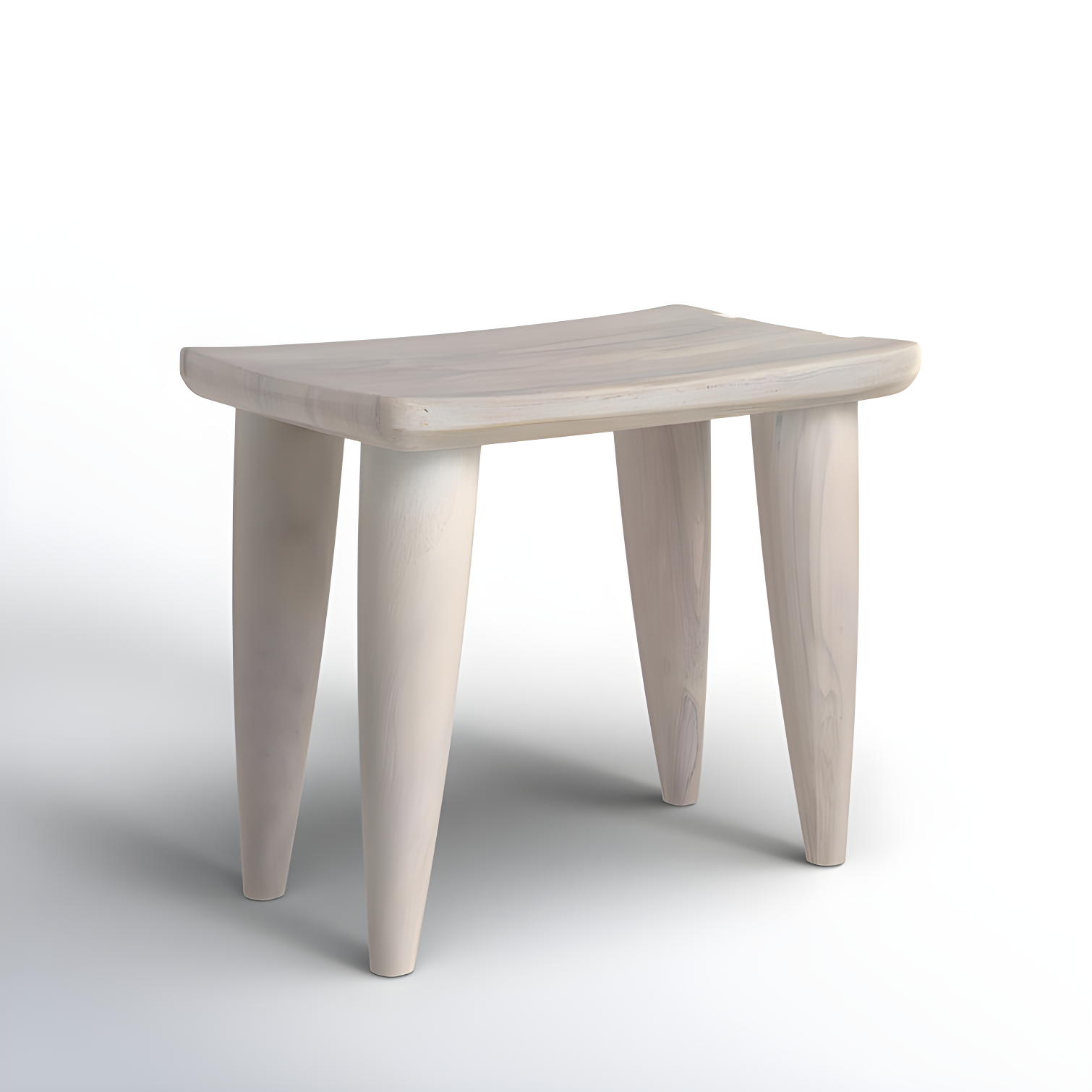 Clarabelle Indoor / Outdoor Stool - Ivory