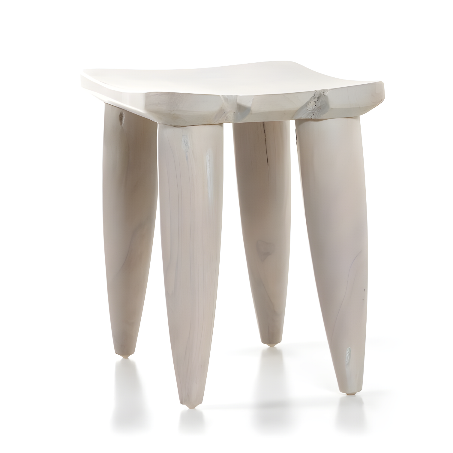 Clarabelle Indoor / Outdoor Stool - Ivory