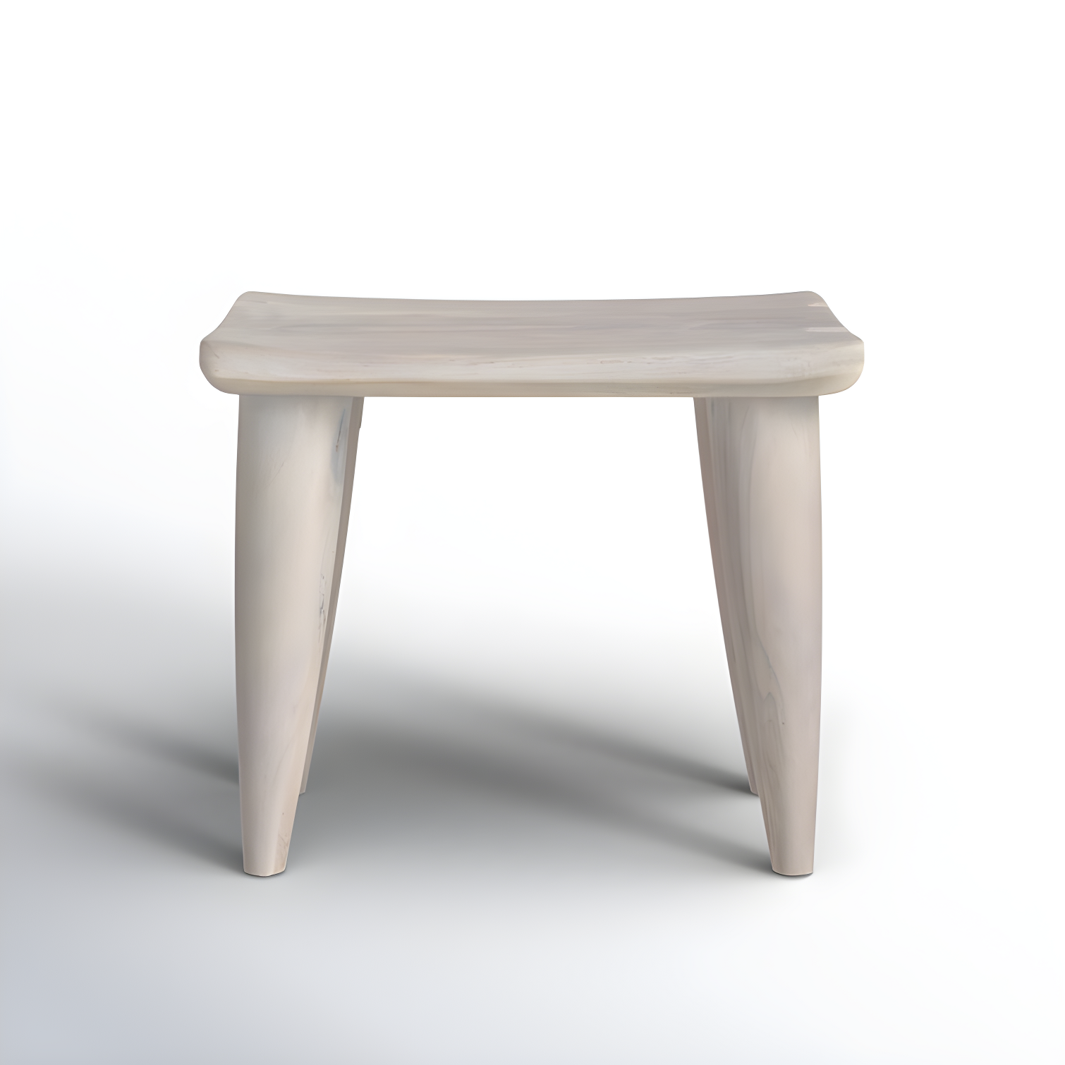 Clarabelle Indoor / Outdoor Stool - Ivory