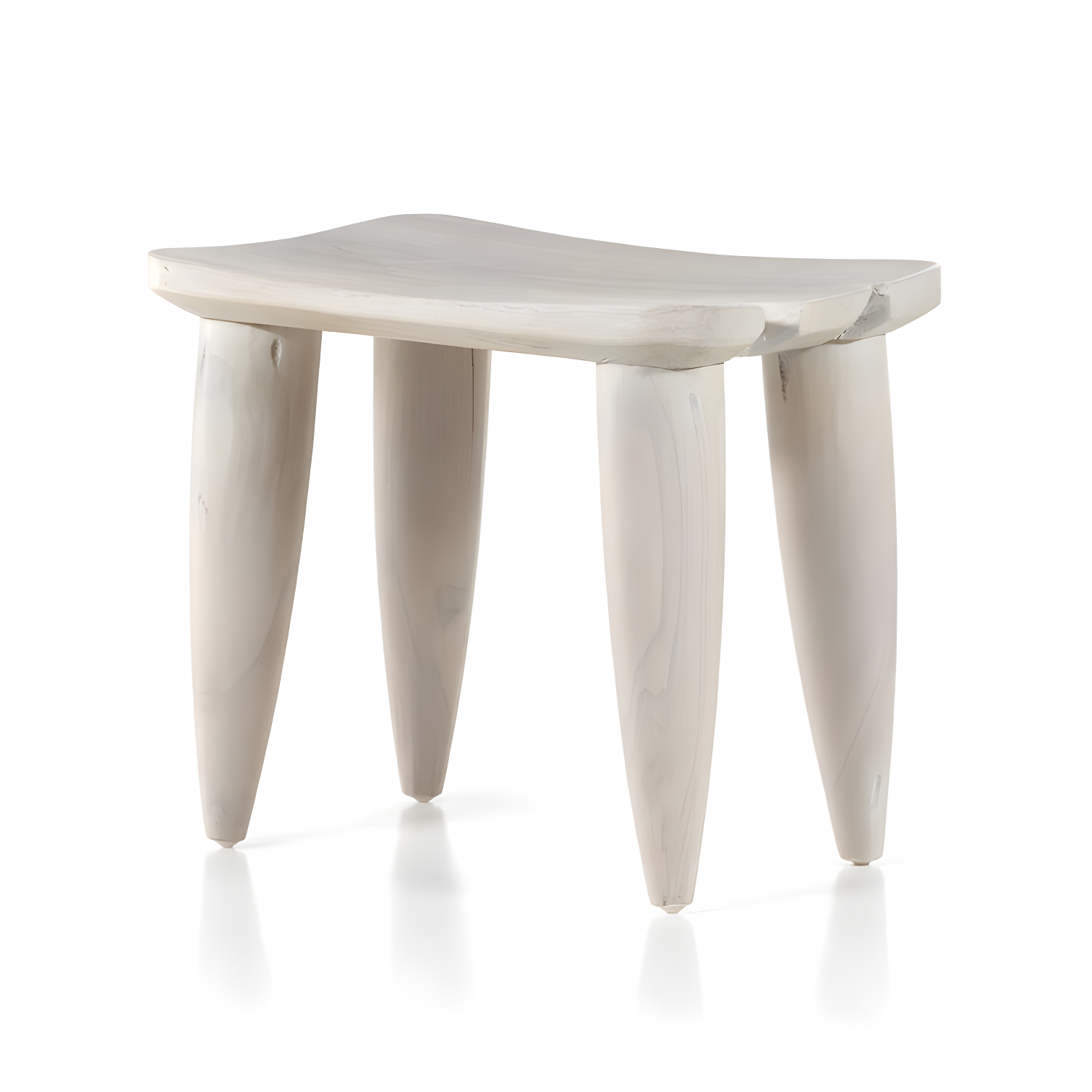 Clarabelle Indoor / Outdoor Stool - Ivory