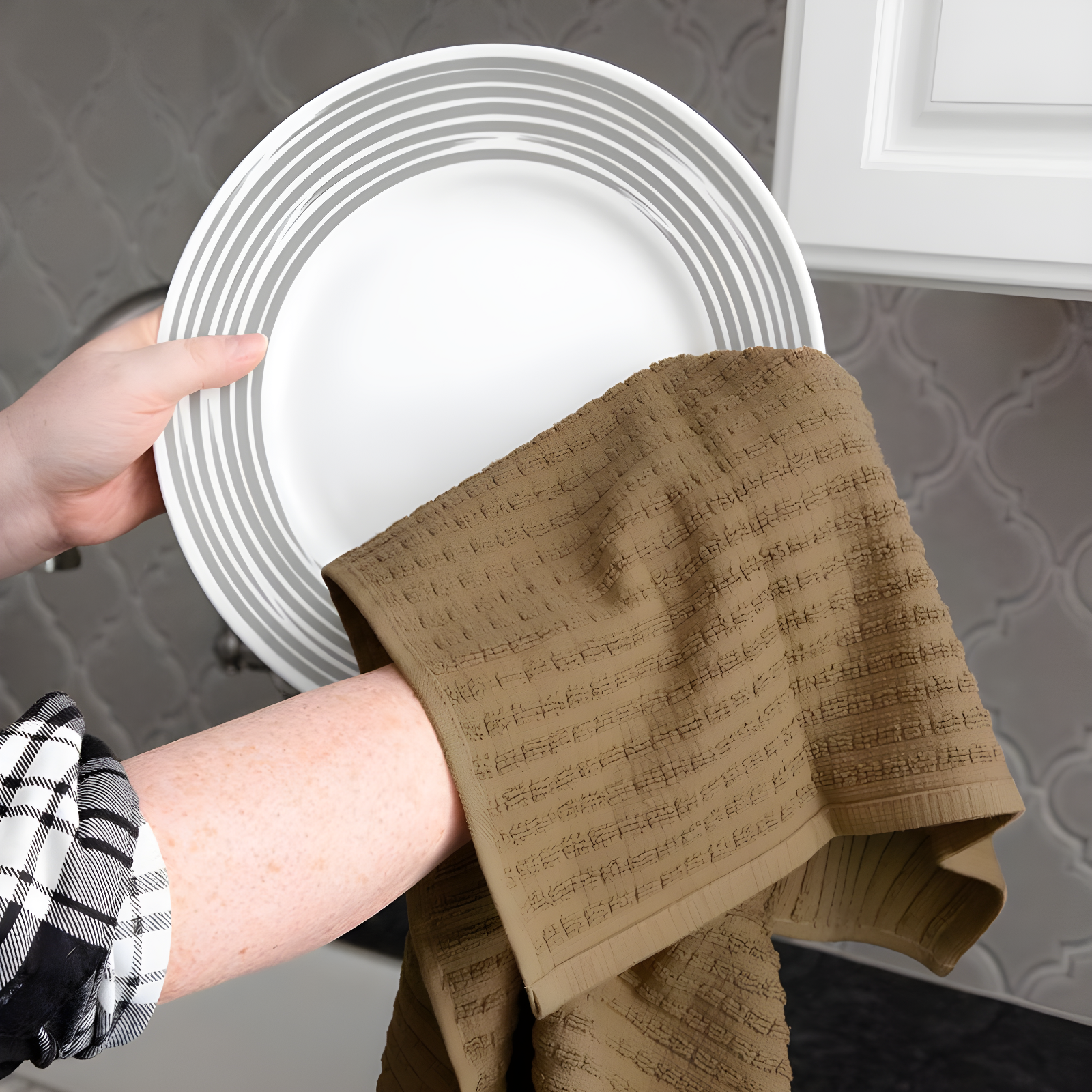 Cotton Waffle Tea Towel Kitchen Towel