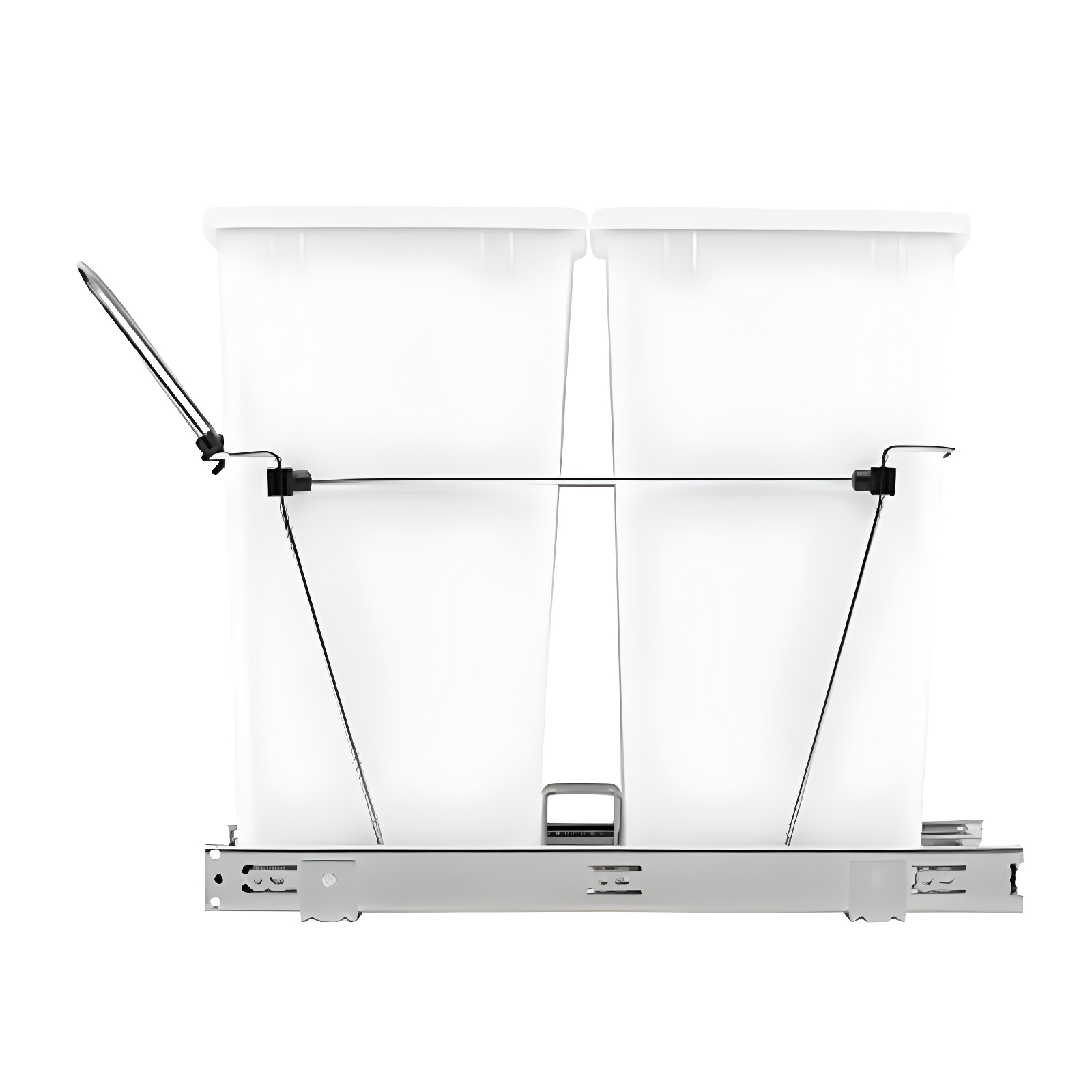 Rev-A-Shelf Double Sliding Pull-Out Waste Bin Containers