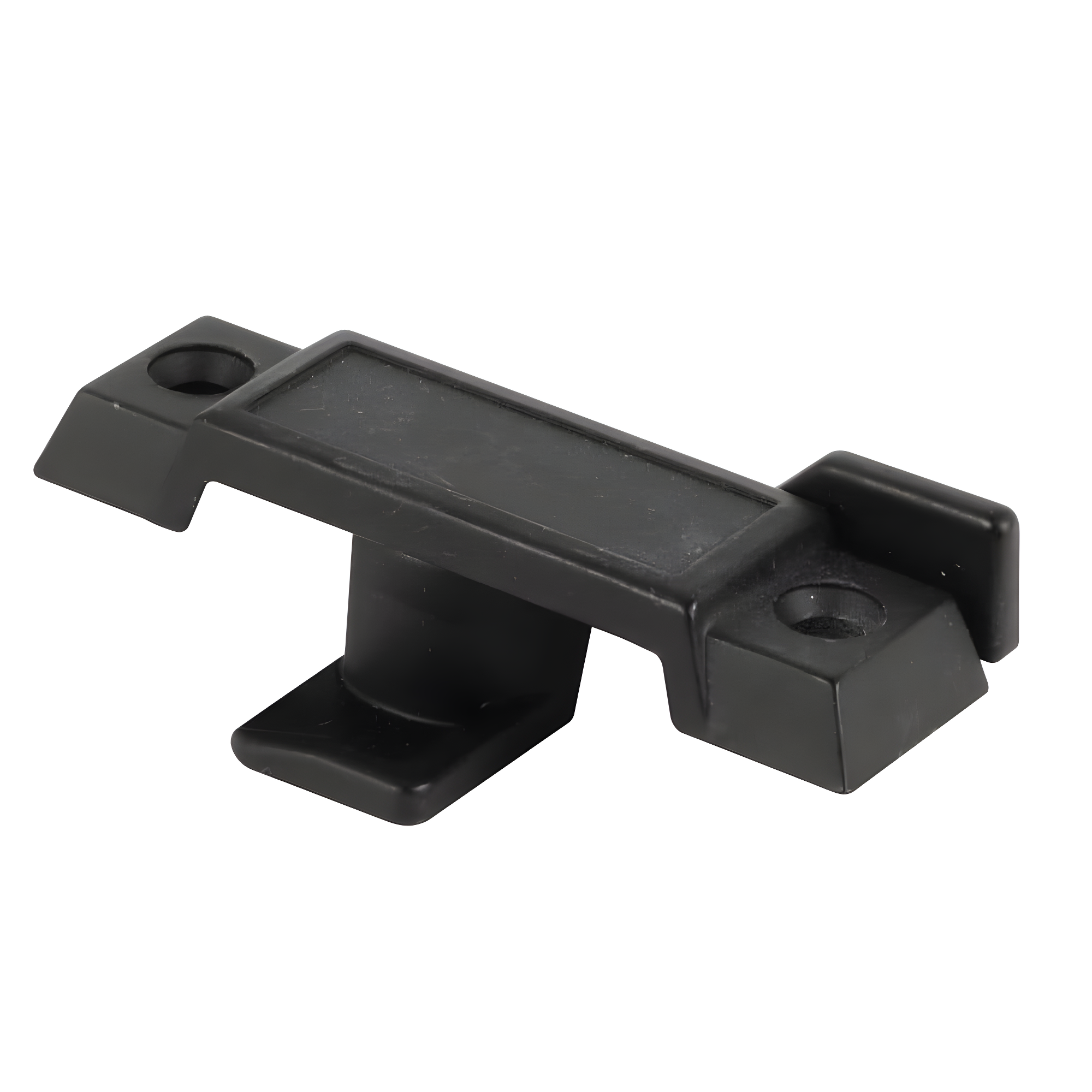 Prime-Line Sash Lock, Deep Offset Latch, 9/32 in. Projection, Fits Single and Double Hung Metal Windows, Diecast, Black-Painted, (Single Pack)