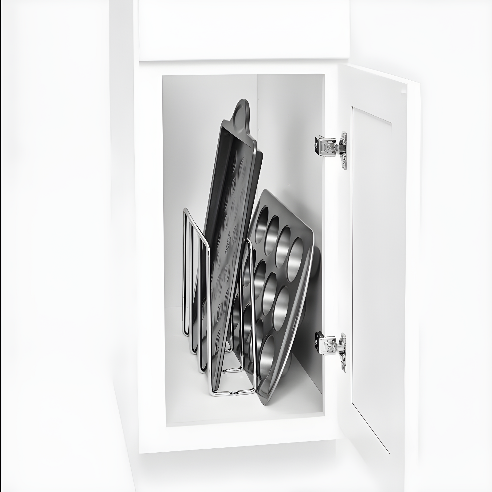 Rev-A-Shelf Rev-A-Shelf 596-10CR-52 Chrome U-Shaped Bakeware Cabinet Organizer (2 Pack) (Set of 2)