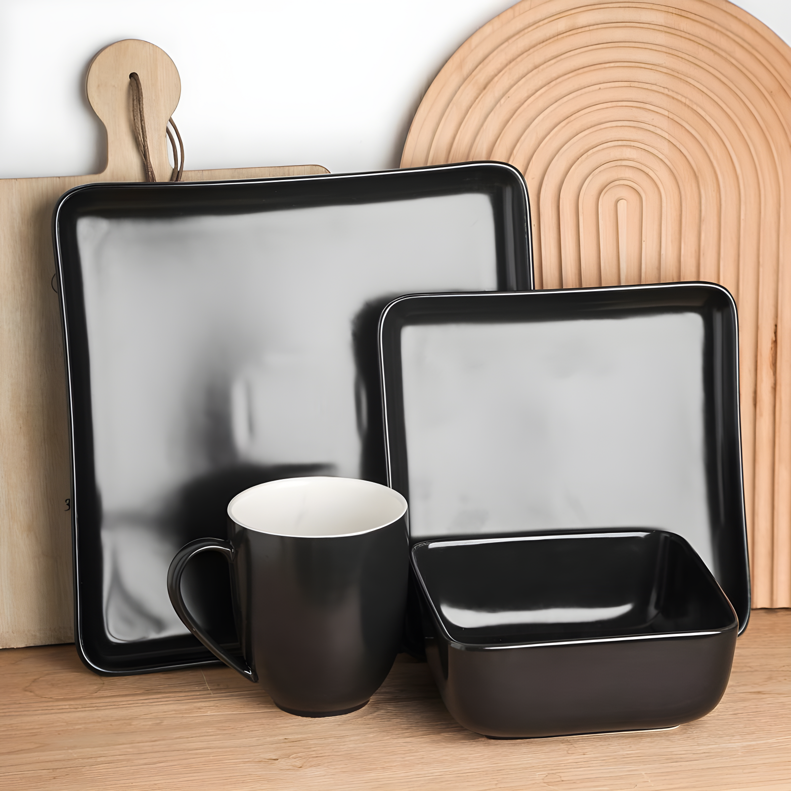 Stone Lain Amy 24-Piece Dinnerware Set Porcelain & Reviews | Wayfair