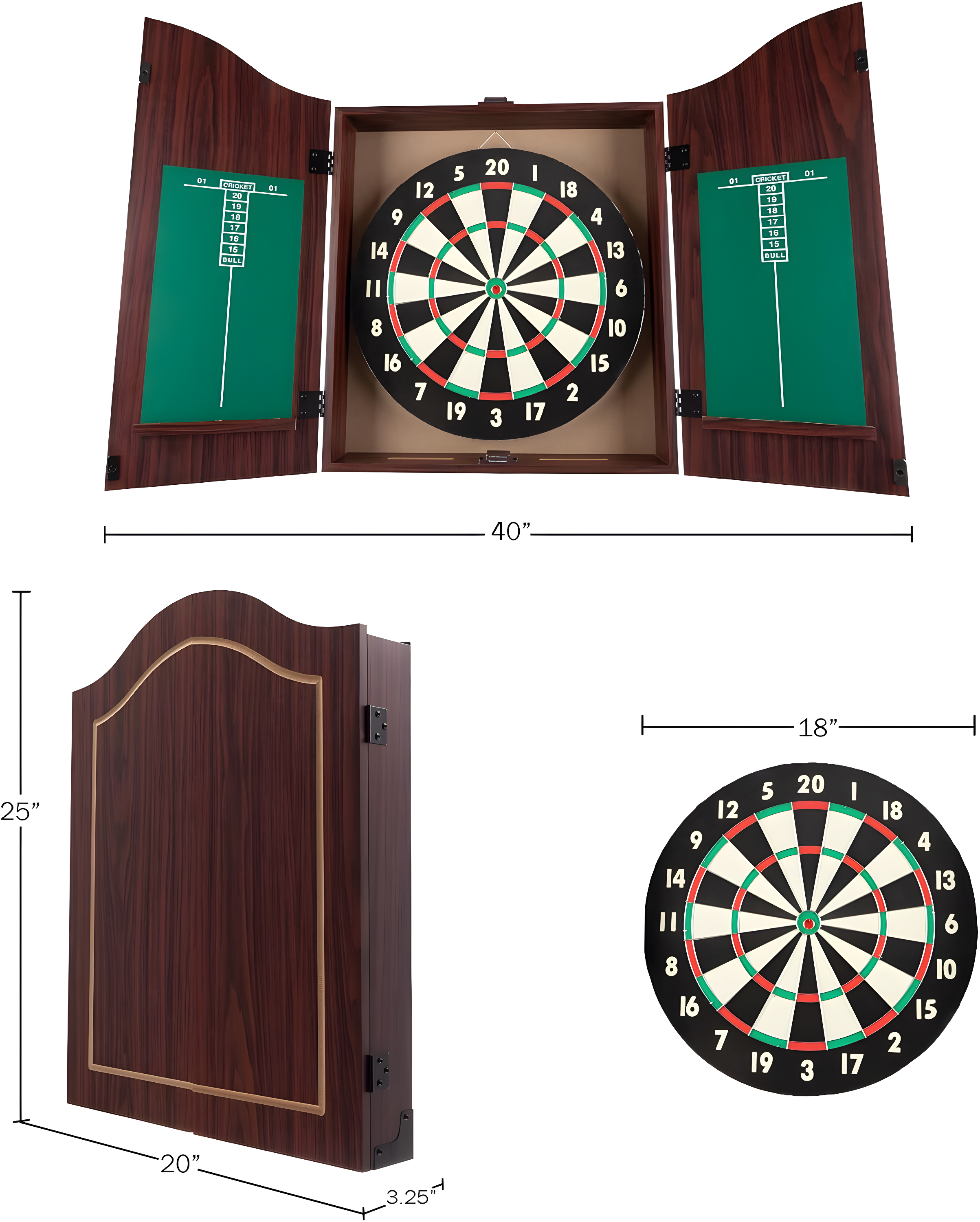 Trademark Games Trademark Games Cork Dartboard (Darts Included)