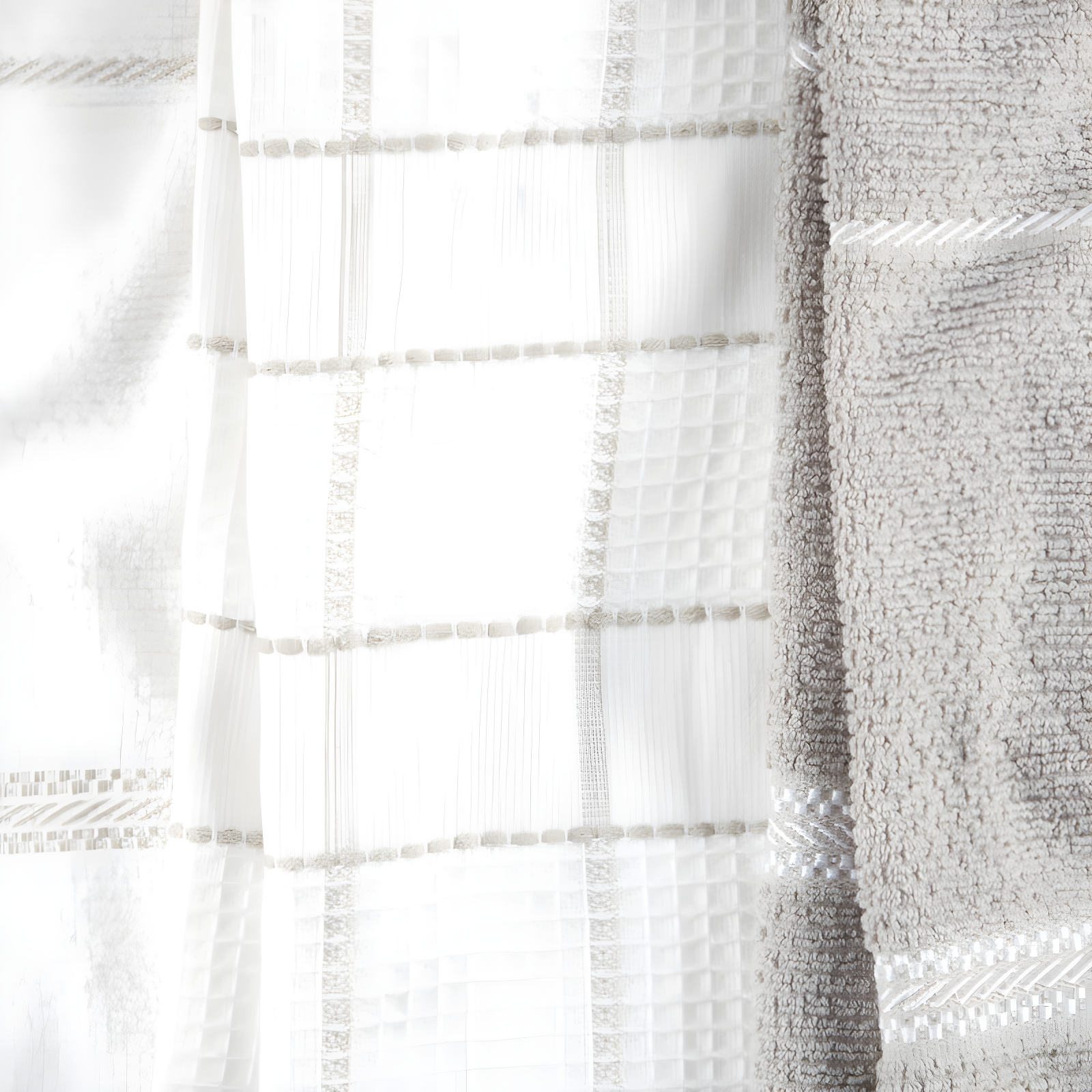 Martha Stewart Martha Stewart Modern Waffle Kitchen Towel Set 6-Pack, Linen, 16"x28" (Set of 6)