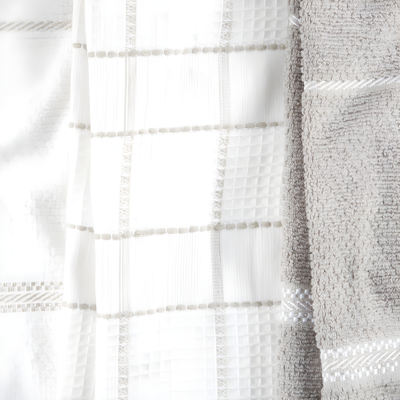 Martha Stewart Martha Stewart Modern Waffle Kitchen Towel Set 6-Pack, Linen, 16"x28" (Set of 6)