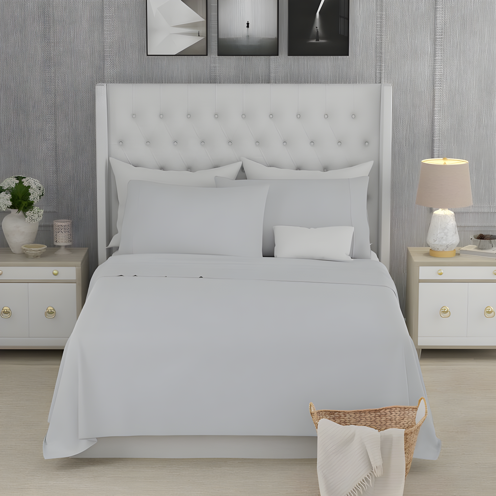 Color Sense Ultra-Soft & Silky 800TC Rich Cotton-Blend Wrinkle-Resistant Sheet Set