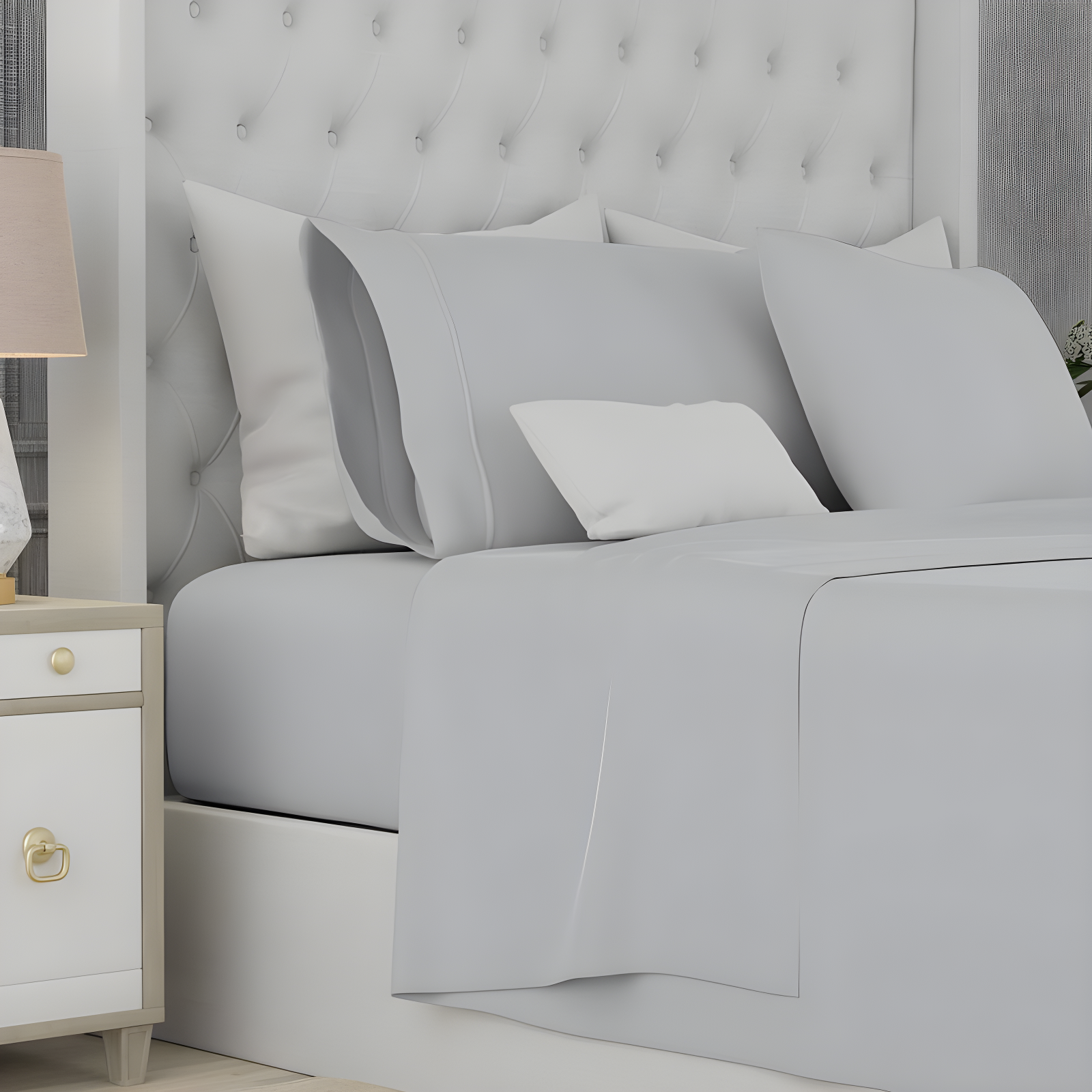 Color Sense Ultra-Soft & Silky 800TC Rich Cotton-Blend Wrinkle-Resistant Sheet Set