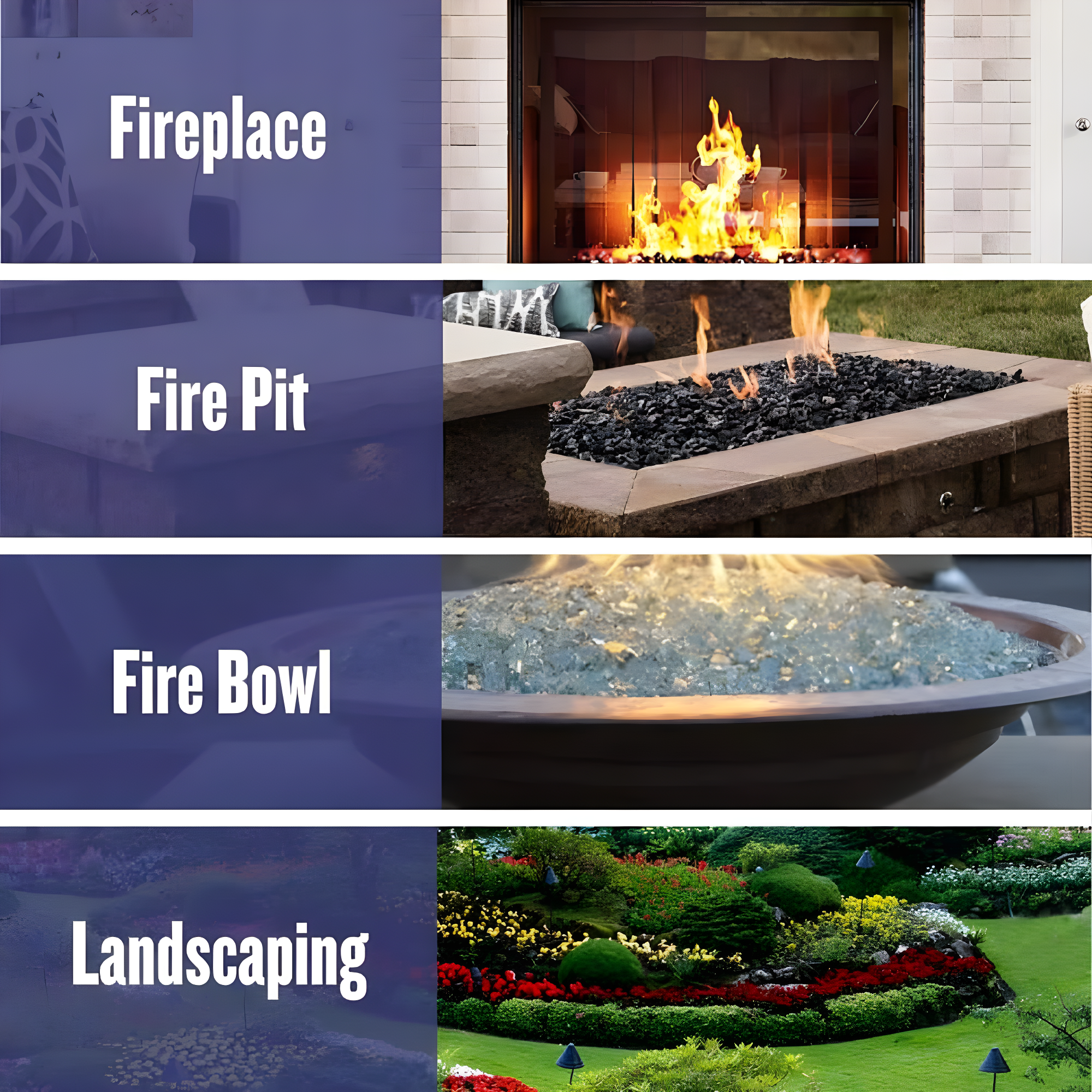 American Fireglass 1/2" Fire Pit Glass