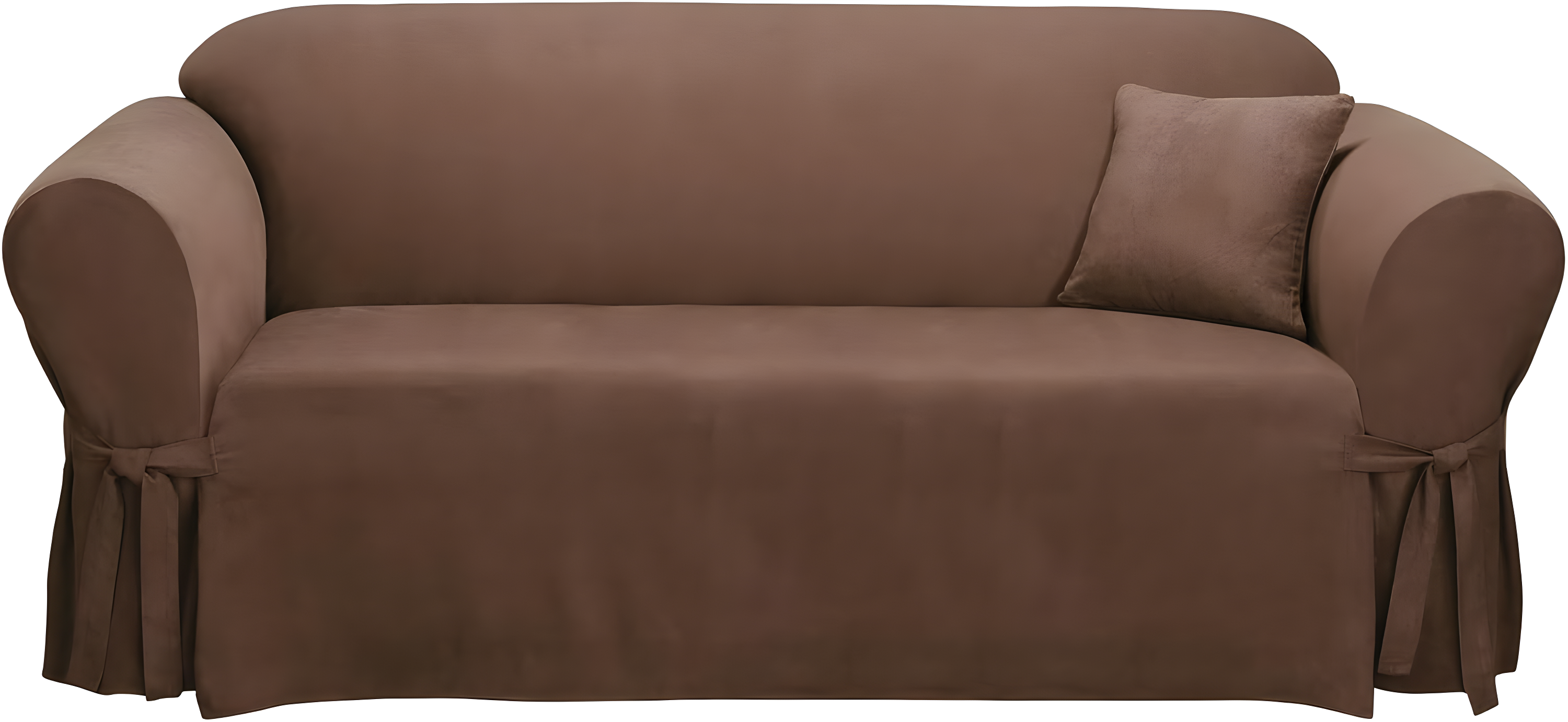 Sure Fit Soft Suede Box Cushion Sofa Slipcover