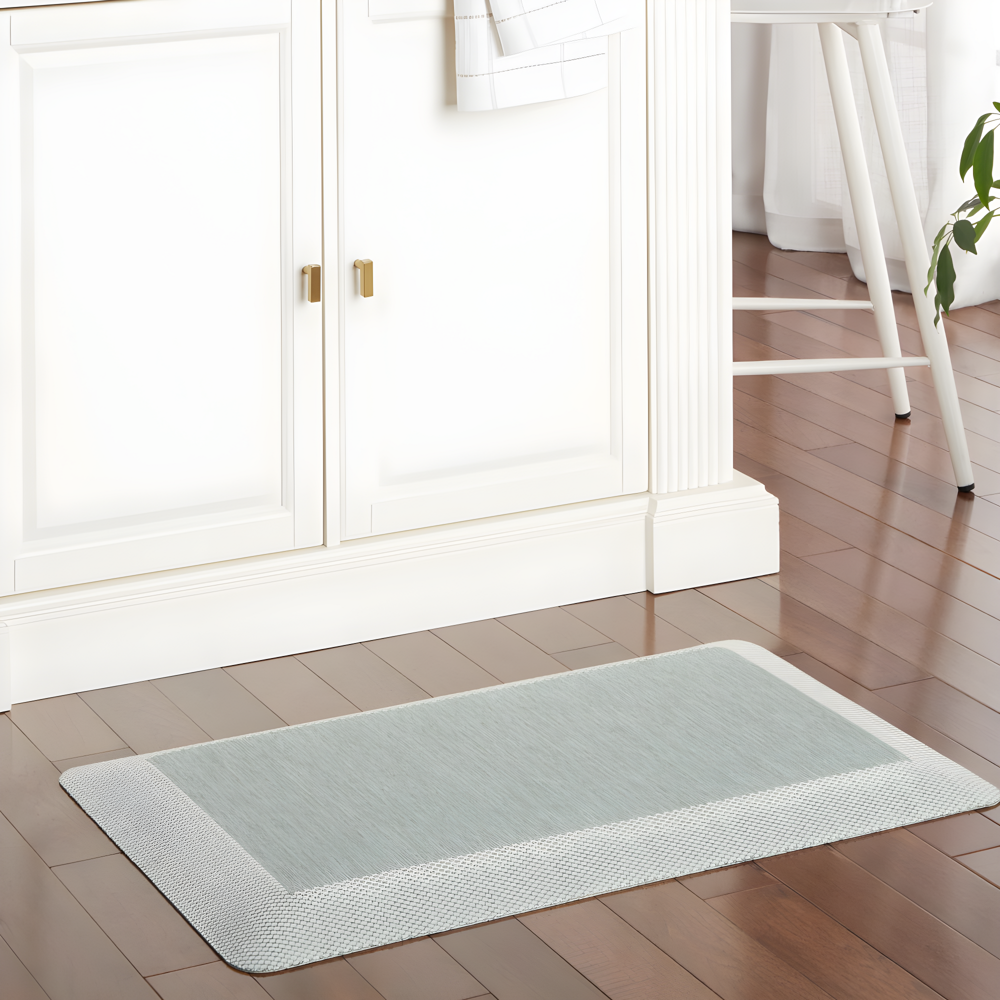 Martha Stewart Mira Modern Heathered Anti-Fatigue Air-Infused Kitchen Mat