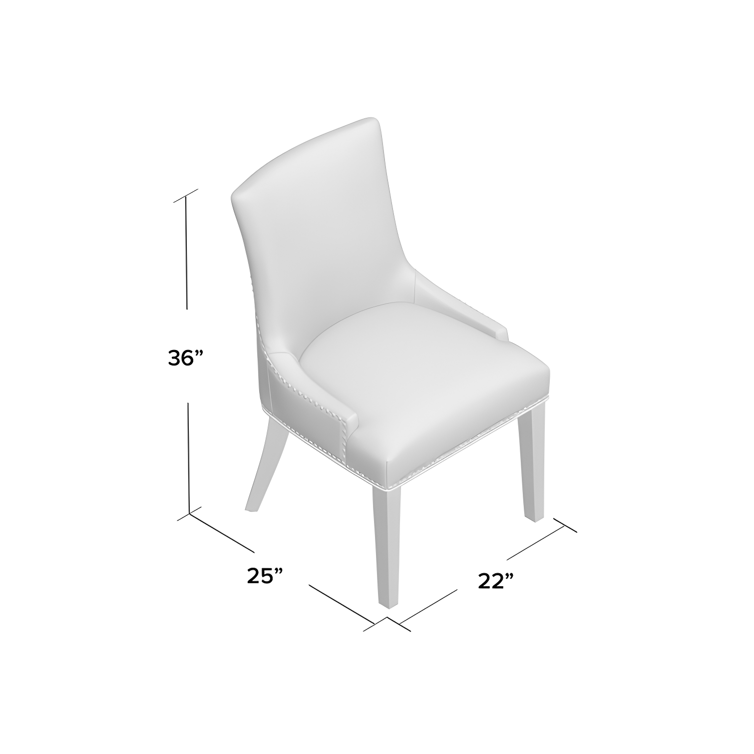 Modway Porch & Den Helen Fabric Upholstered Dining Chair (Single Chair)