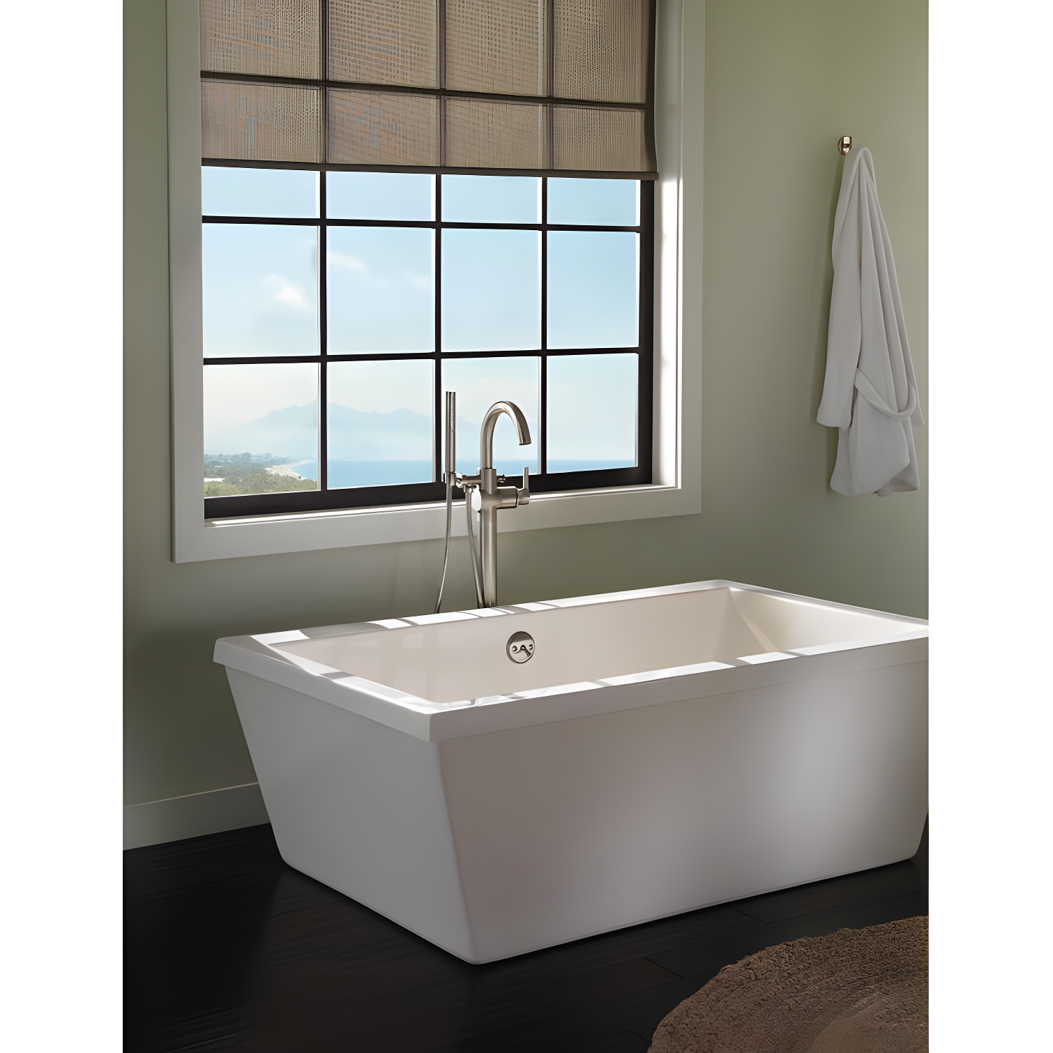 Trinsic Single Handle Floor Mounted Freestanding Tub Filler