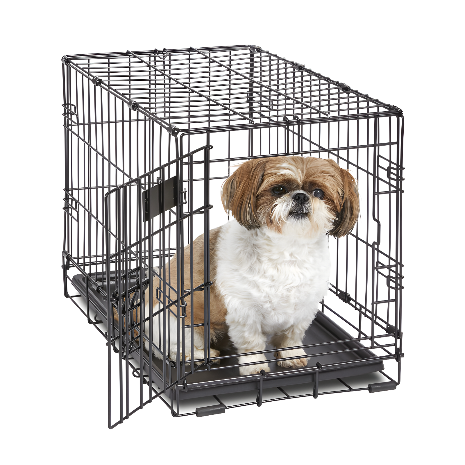 Midwest Homes For Pets MidWest Homes for Pets Newly Enhanced Single Door iCrate Dog Crate Includes Divider Panel