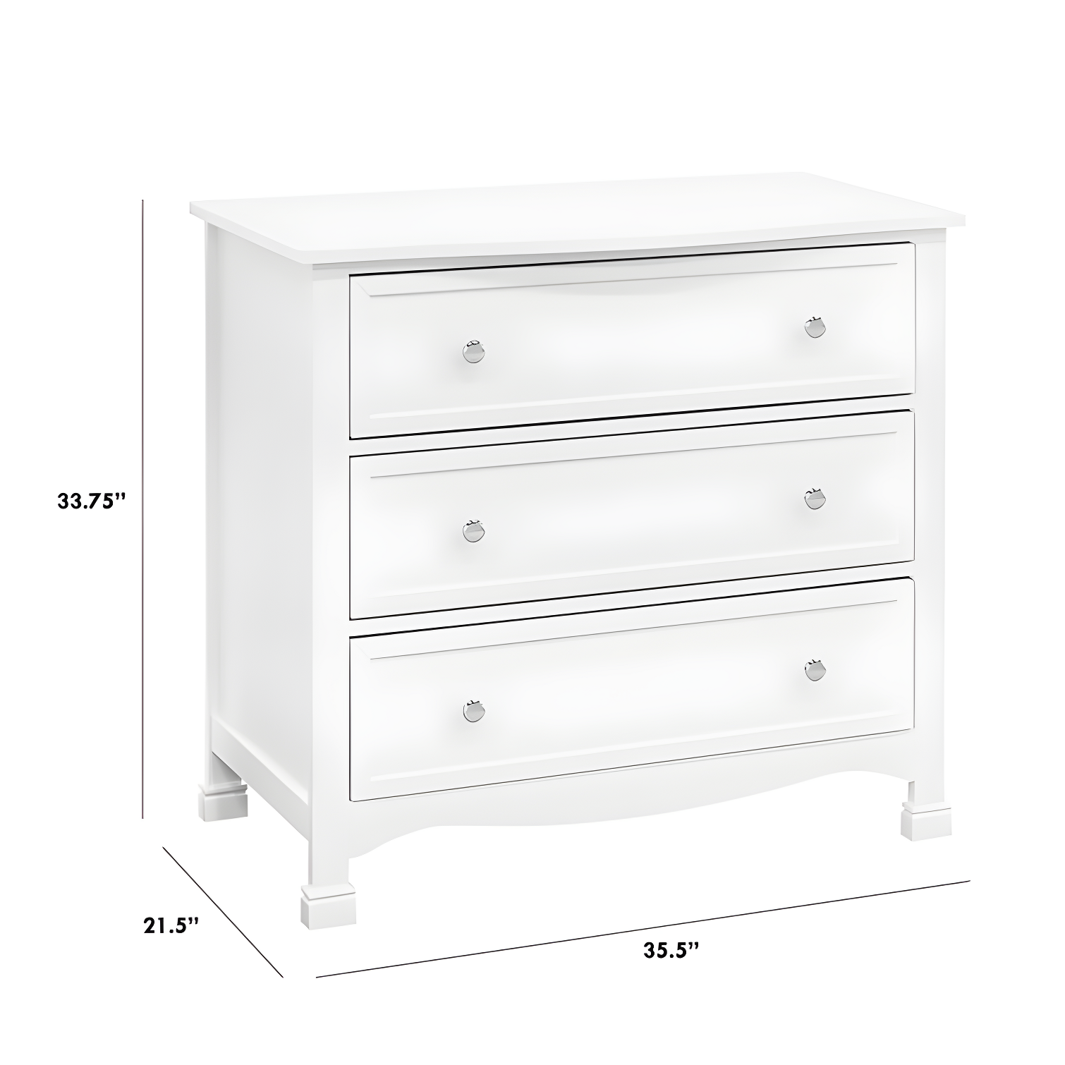 Kalani 3 Drawer Dresser