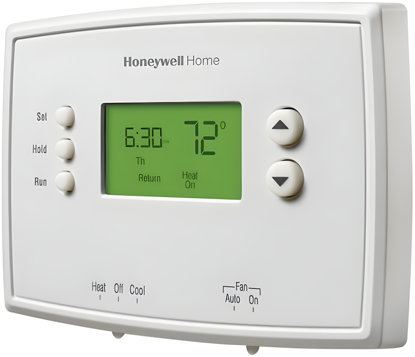 Honeywell Home 5-2 Day Programmable Low Volt Thermostat: White, Plastic, 1 Year Warranty, AA Battery Required