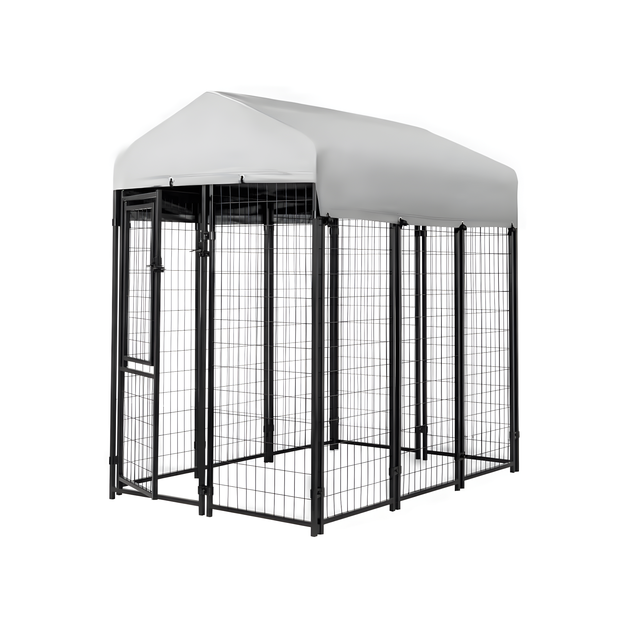 Kennels Direct Metal Kennel Kit with Cover