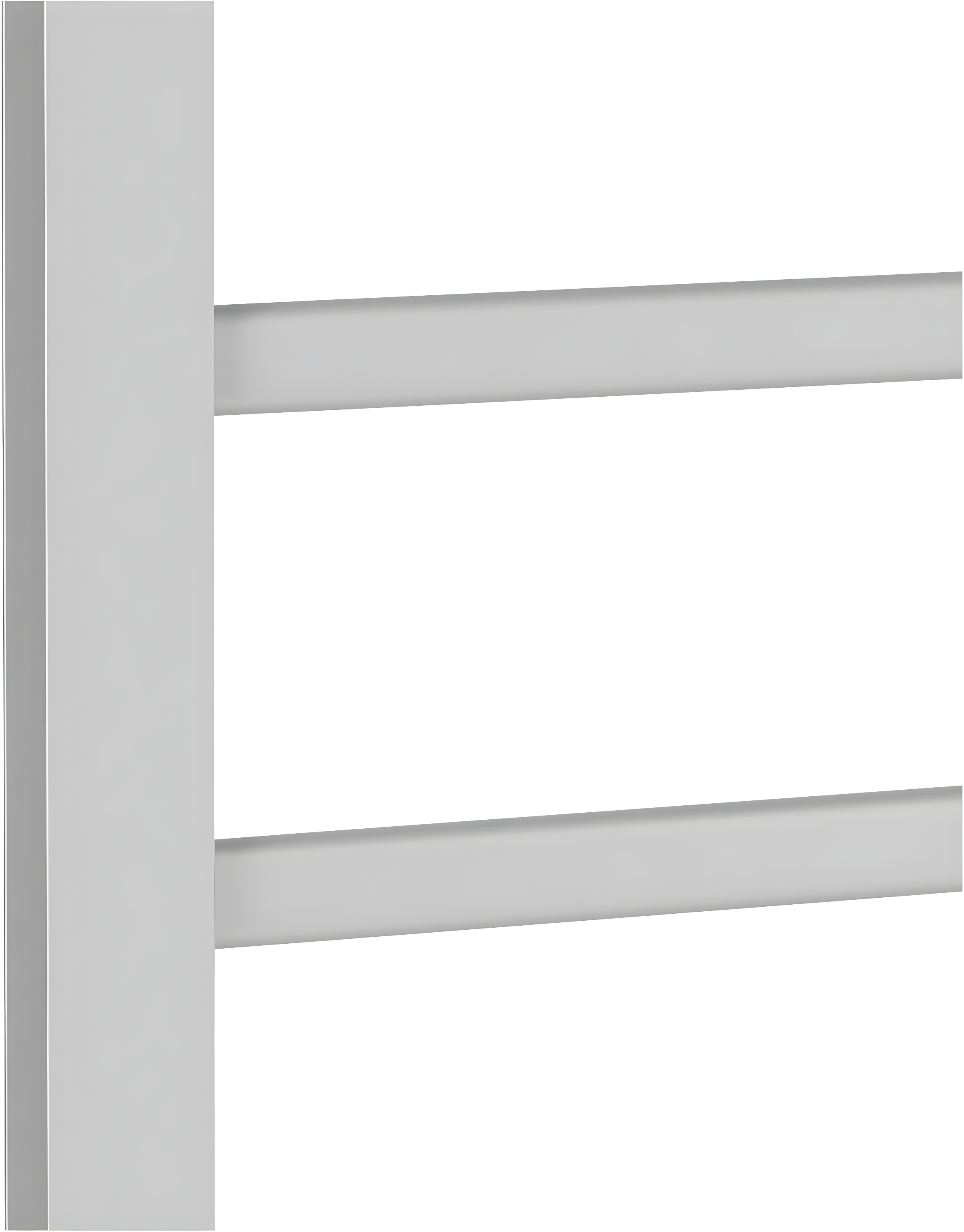 LCM Home Fashions PA002T Heat Rails Drying Rack Free Standing Electric Towel Warmer Silver