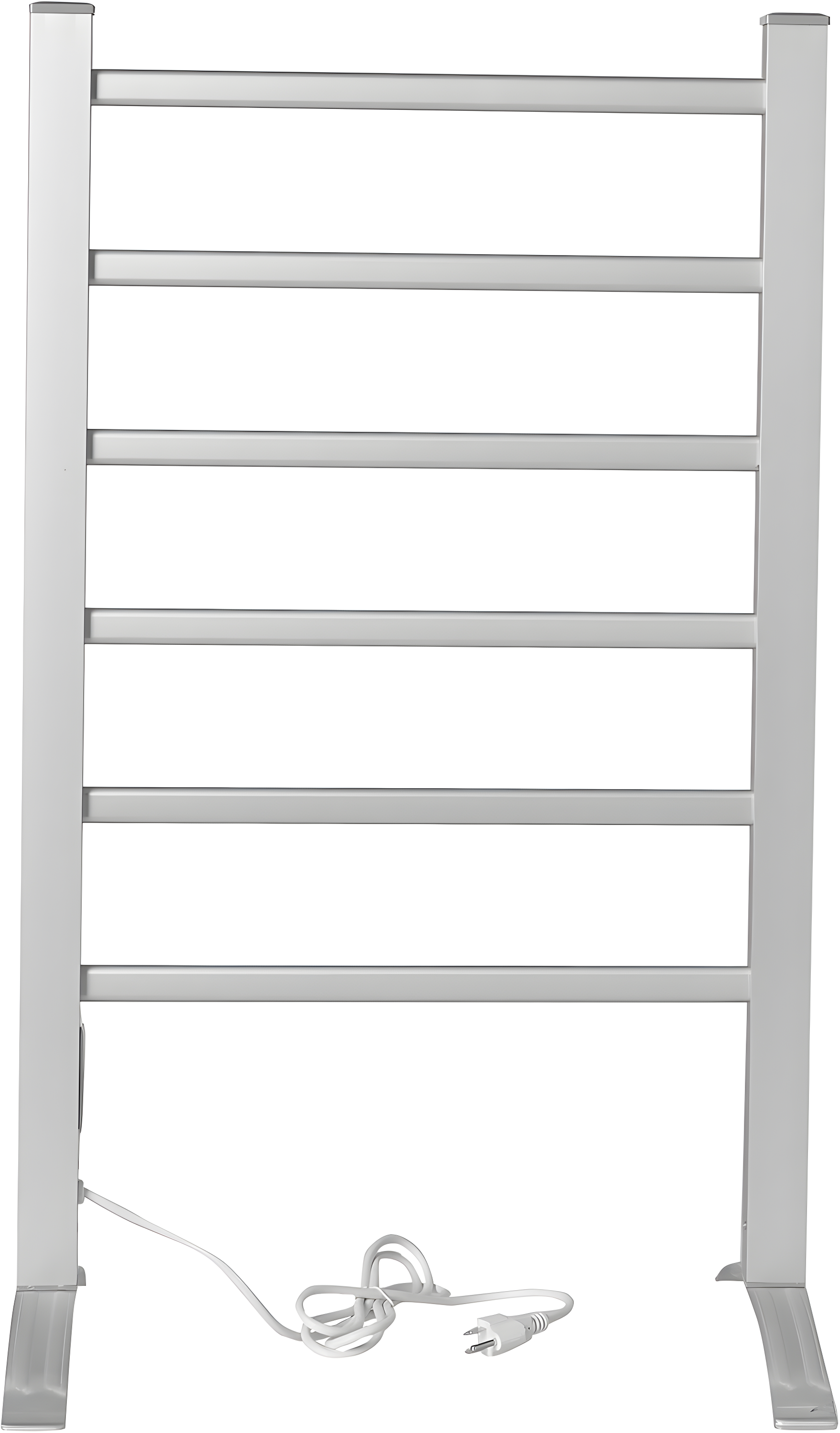 LCM Home Fashions PA002T Heat Rails Drying Rack Free Standing Electric Towel Warmer Silver