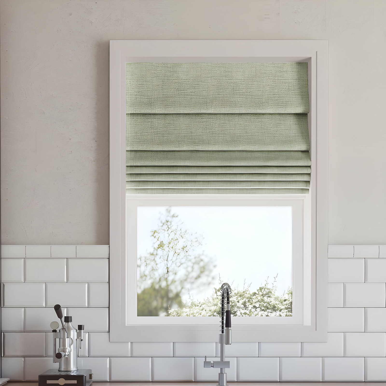 Sun Zero Sun Zero Somerton Thermal 100% Blackout Cordless Roman Shade